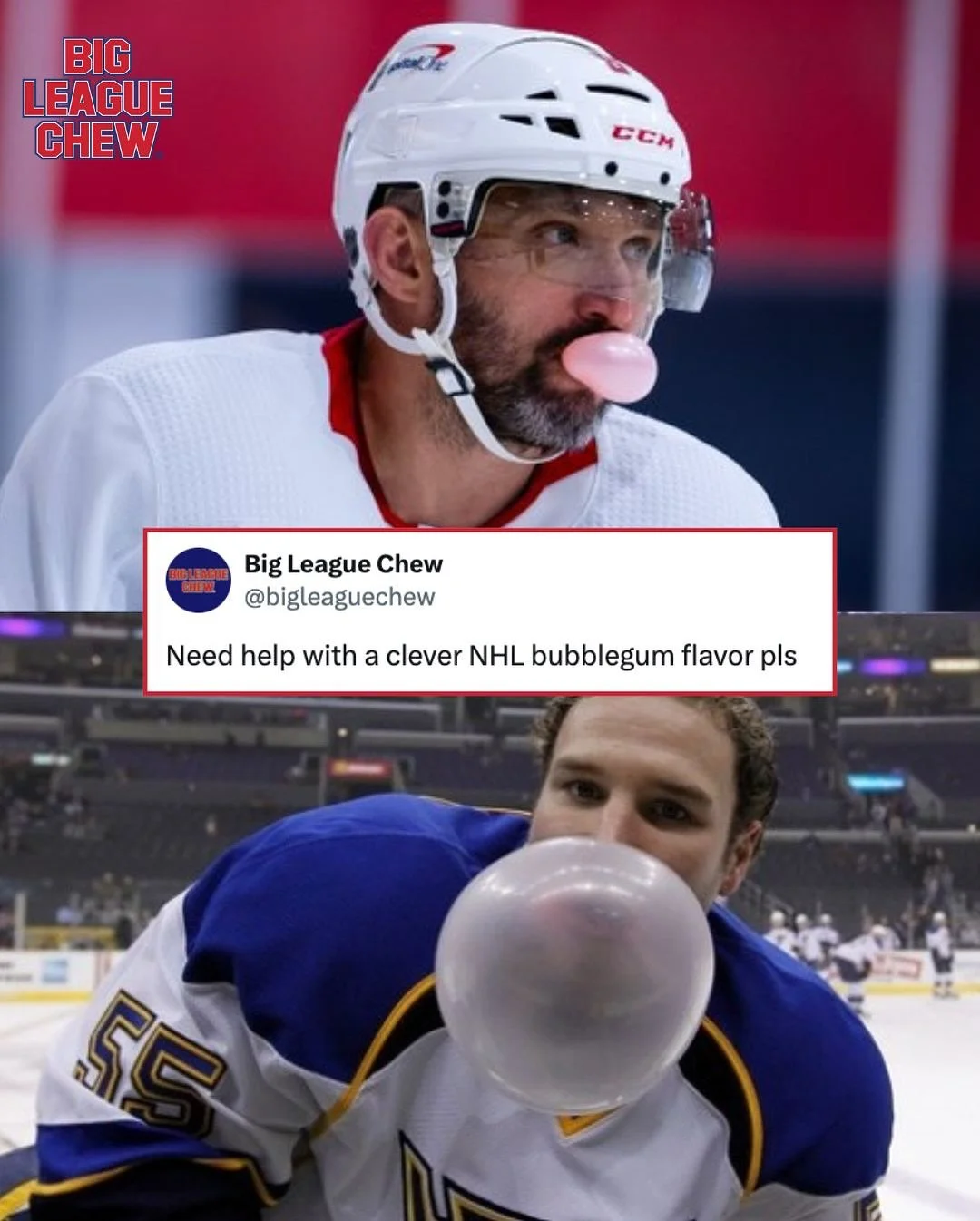 Your favorite NHL team + Big League Chew flavor 

Ready. Go. 🫧