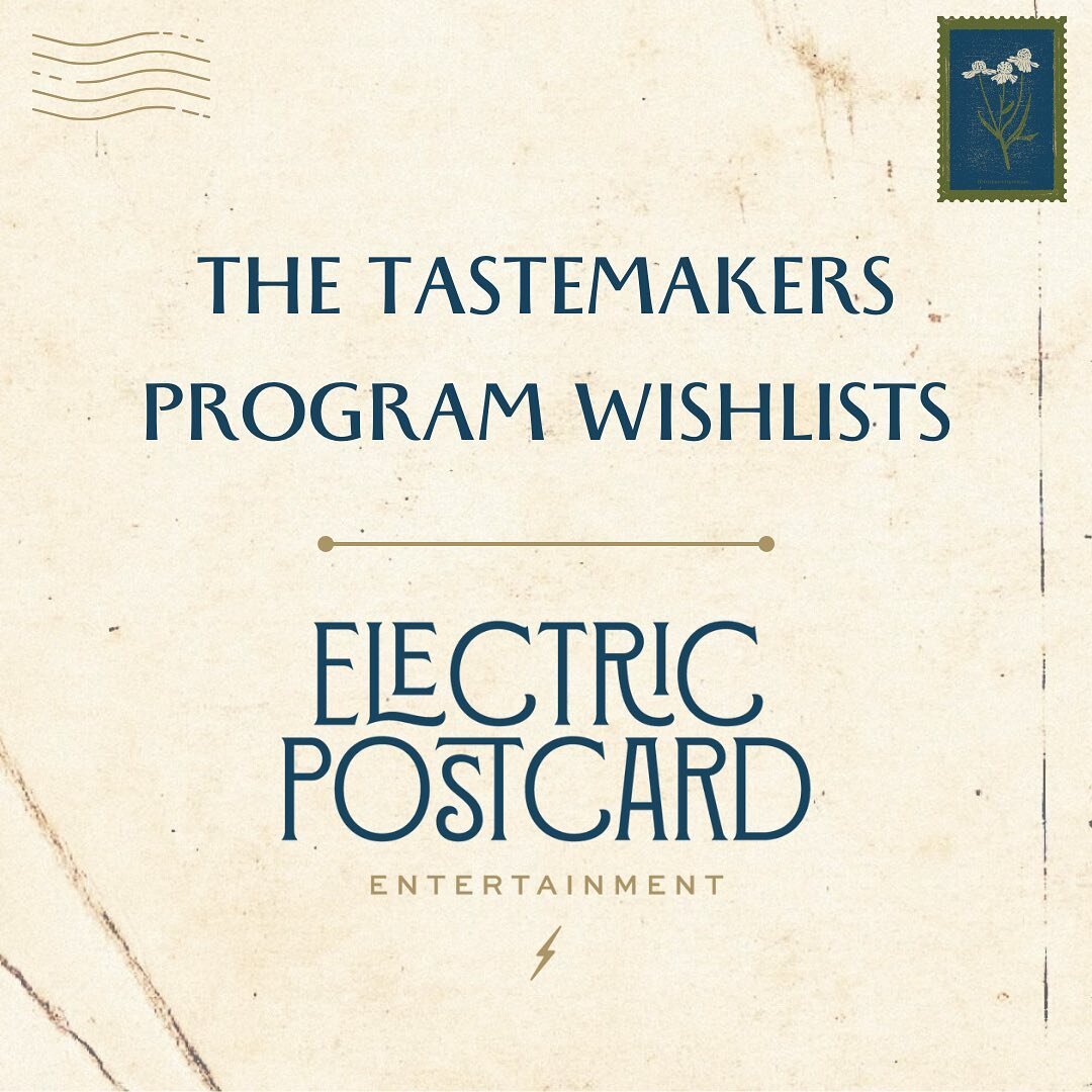 As part of the Tastemakers program with Electric Postcard Entertainment, I and my fellow Tastemakers&mdash; @zoraidasolo @writeinbk &amp; @gretchen_mcneil &mdash;are thrilled to have lots of exciting projects coming your way! We&rsquo;re looking for 