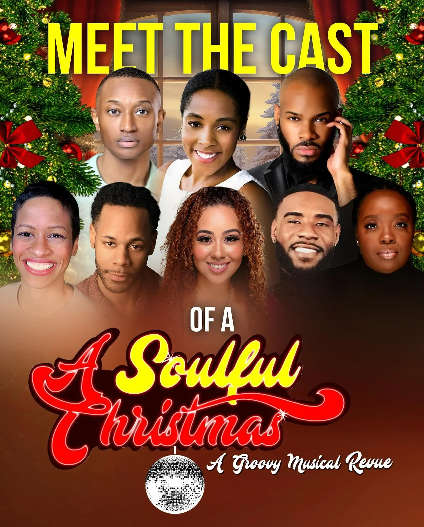 Meet the cast of A Soulful Christmas: A Groovy Musical Revue. Under the direction of @iamkendrell . Limited performances, so only 4 chances to get on board. #linkinbio for tix before they sell out. Can&rsquo;t wait to see you there. http://www.ASoulf