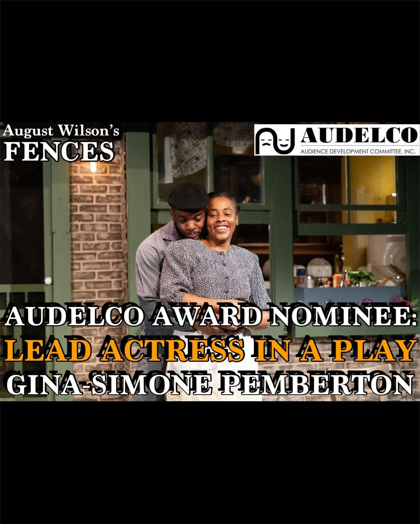 SO THIS HAPPENED. What a life changing experience it was to take on the role of August Wilson&rsquo;s Rose. Thank you @officialaudelco for this nomination, and for thinking so highly of my performance in Fences, that you grouped me in a category with