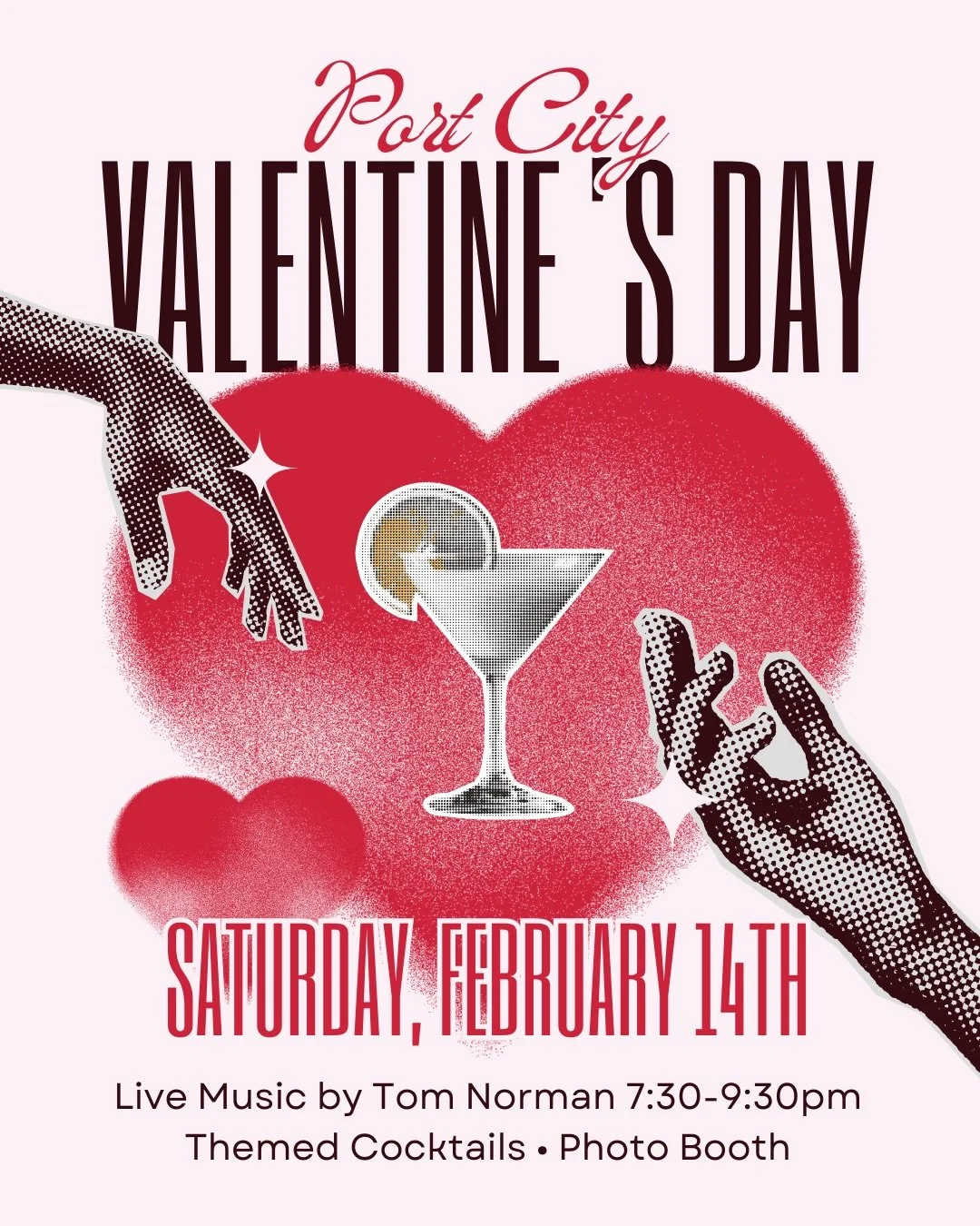 For lovers &amp; friends 🌹 Join us this Saturday for acoustic jams by Long Beach local @tomnormanmusic, Valentine&rsquo;s Day inspired cocktails, photobooth, late night DJ and more! No cover charge, must be 21+. See ya here!

#cocktails #valentinesd