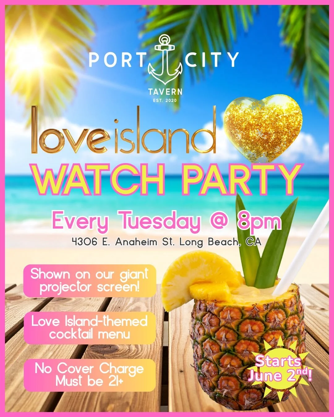 Love Island USA is back in just ONE WEEK! Watch the hottest show of the summer with us every Tuesday @ 8pm 💖🏝️ Grab your crew and get ready for drama, love and alllll the island vibes 🔥

We&rsquo;re kicking off Season 8 on June 2nd with:
✨ Complet