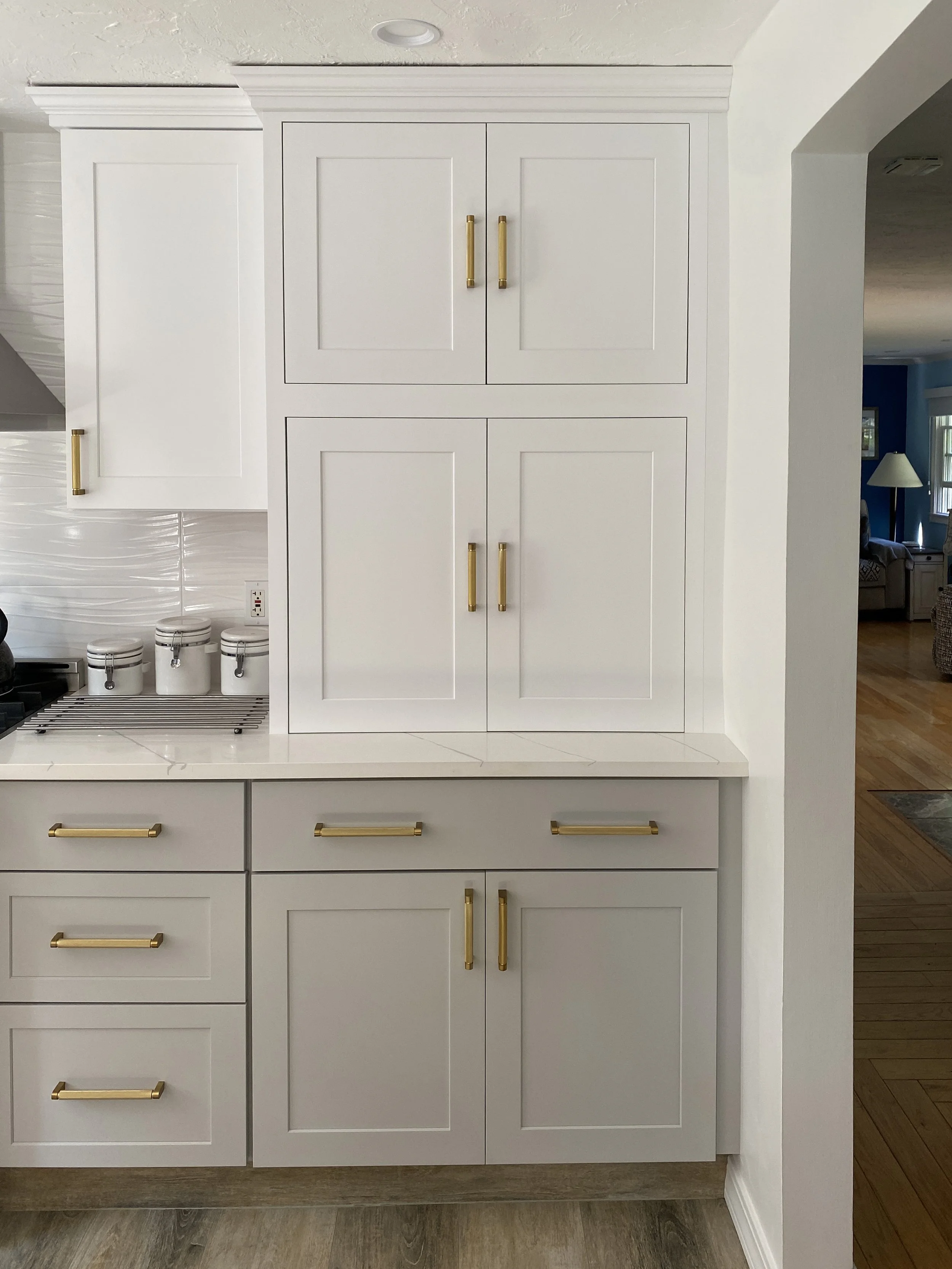 Closed, the appliance garage maintains a restrained elevation.