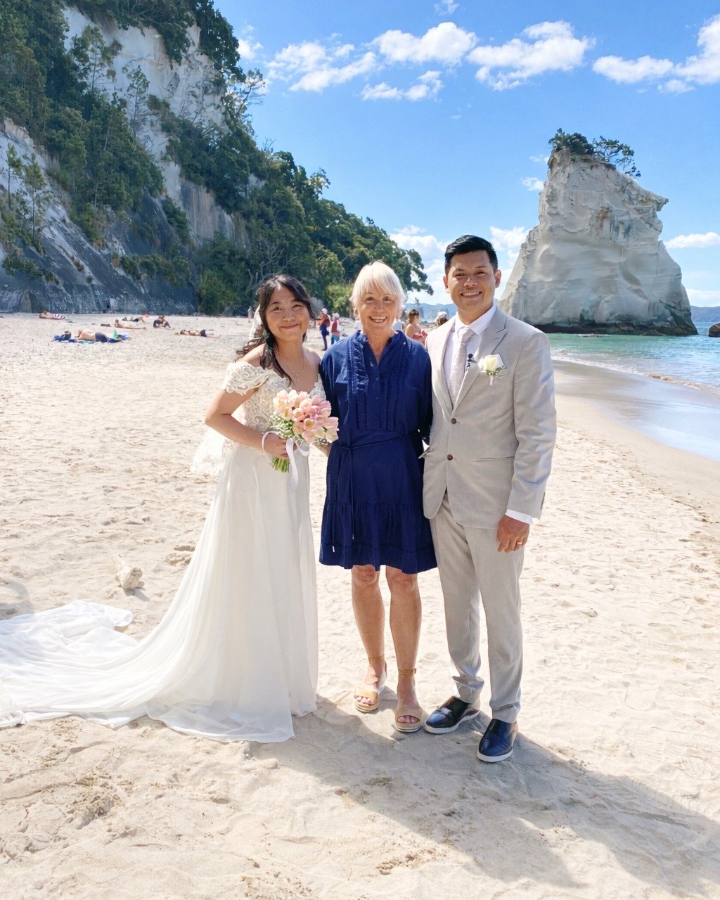 Sherwin &amp; Maribel said their vows with one of New Zealand's most iconic natural wonders as their backdrop - it was pure magic.

Their words afterwards still make me smile: "Everything just felt natural! It was a pleasure to be wed by you 😊.