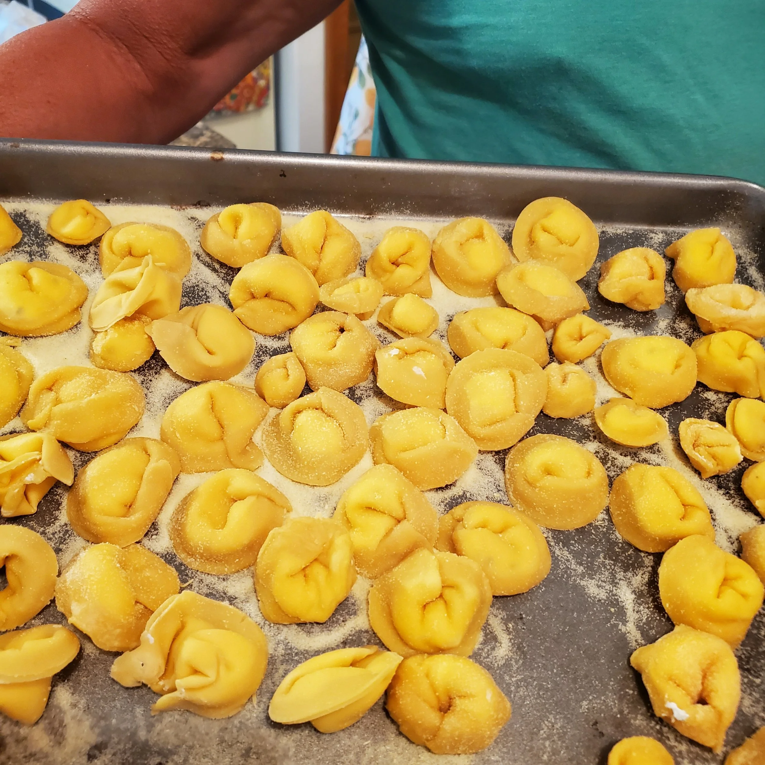 Mother's Day! Cheese tortellini with tomato sauce and Fettuccine with cacio e pepe 6available $85pp