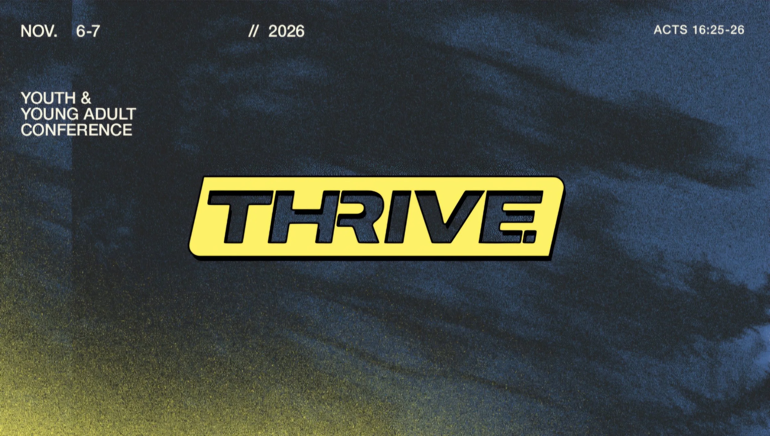 Thrive Conference Registration and Info!