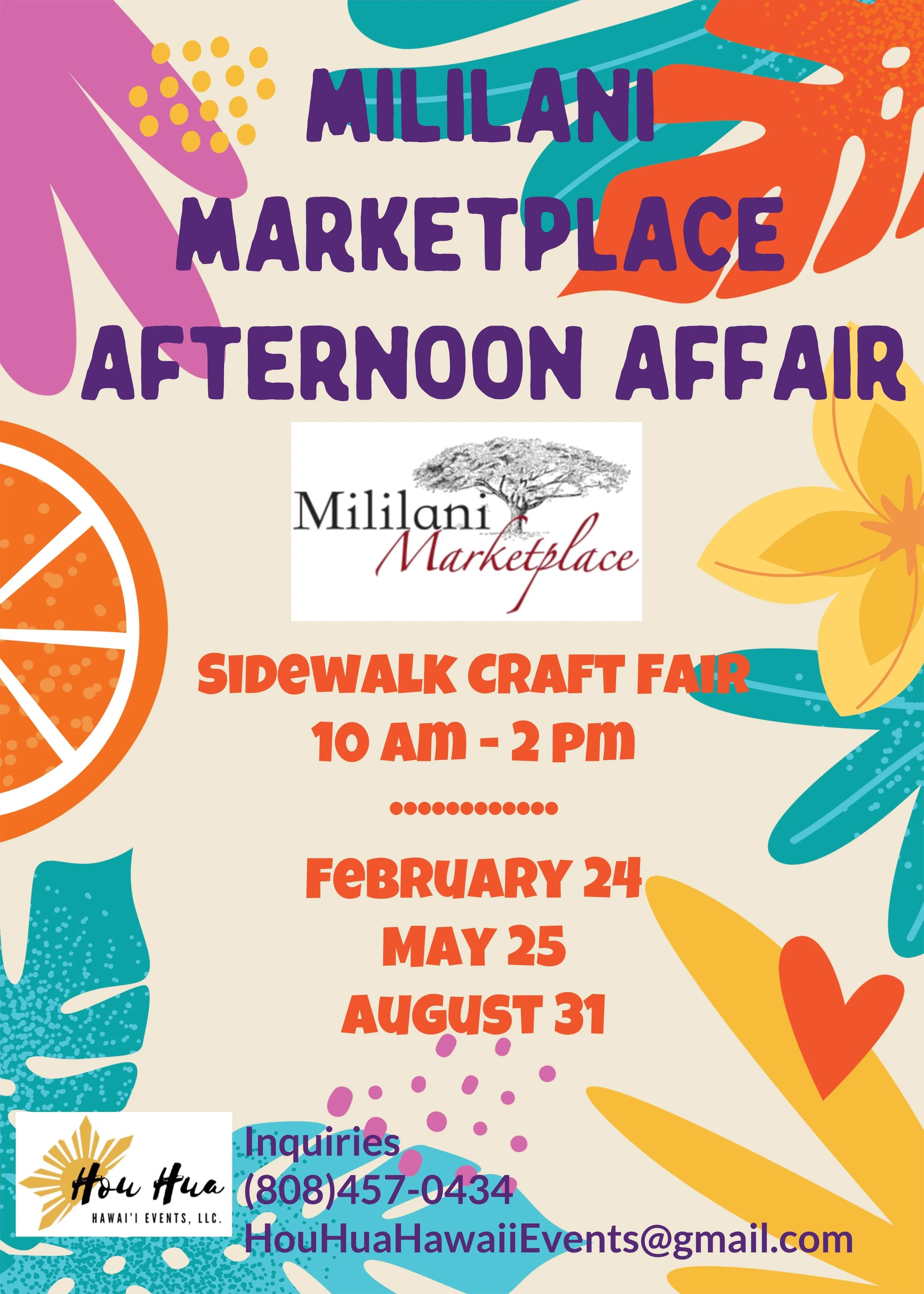 Mililani Marketplace Craft Fair in 2024! — Mililani Marketplace