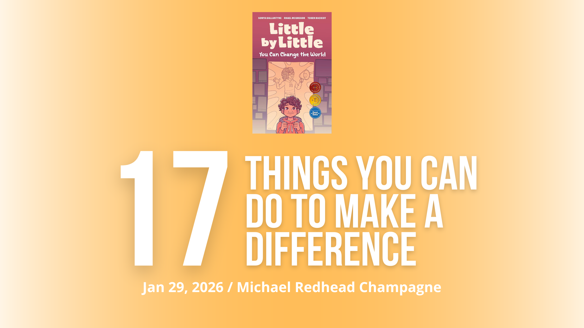 17 Things you can do to make a difference