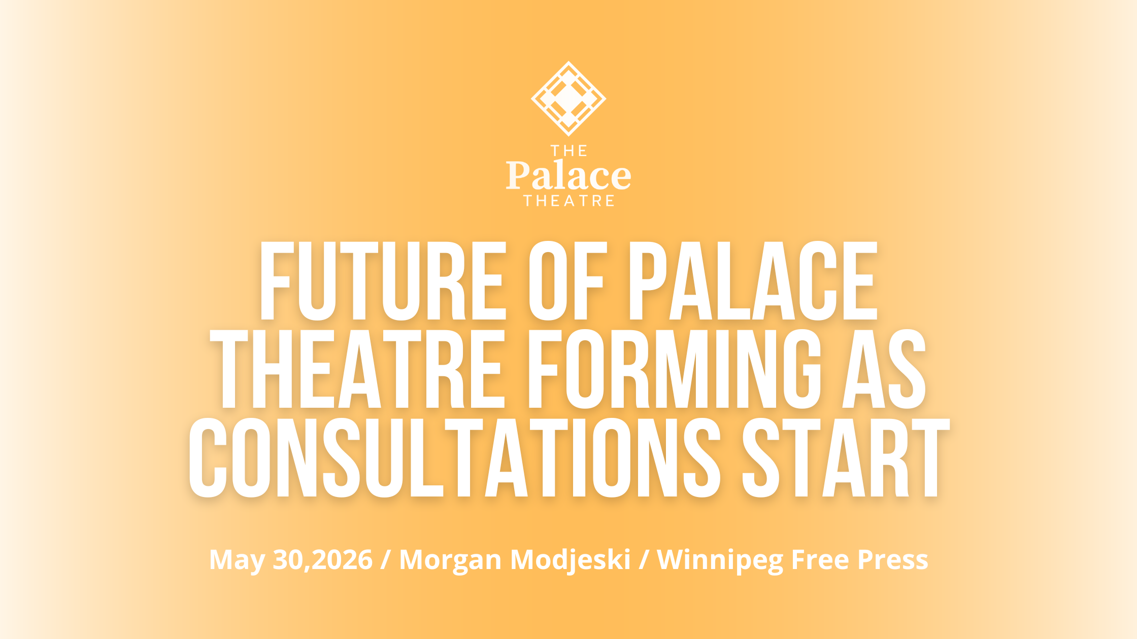 Future of Palace Theatre forming as consultations start