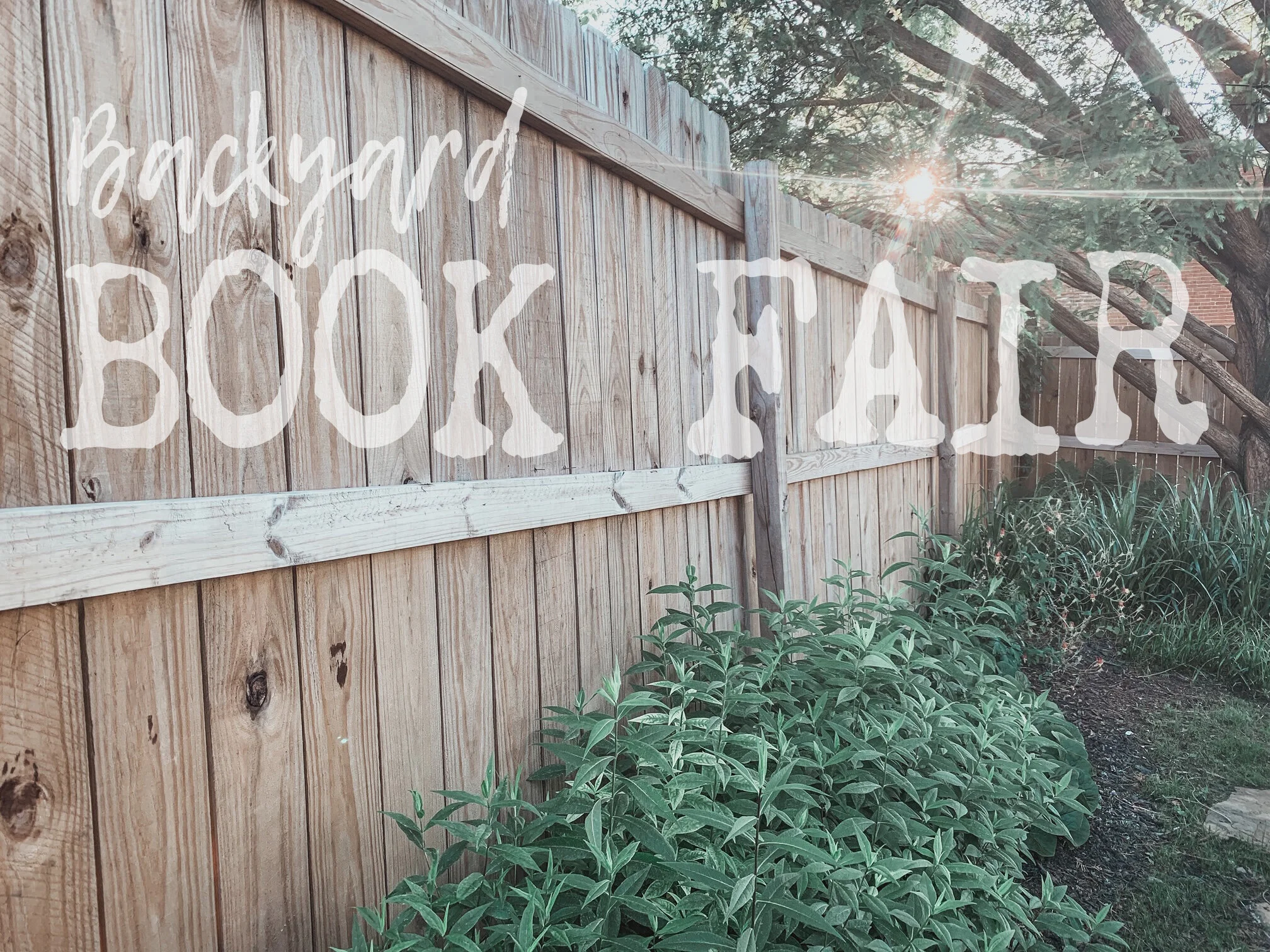 Fall Backyard Book Fair