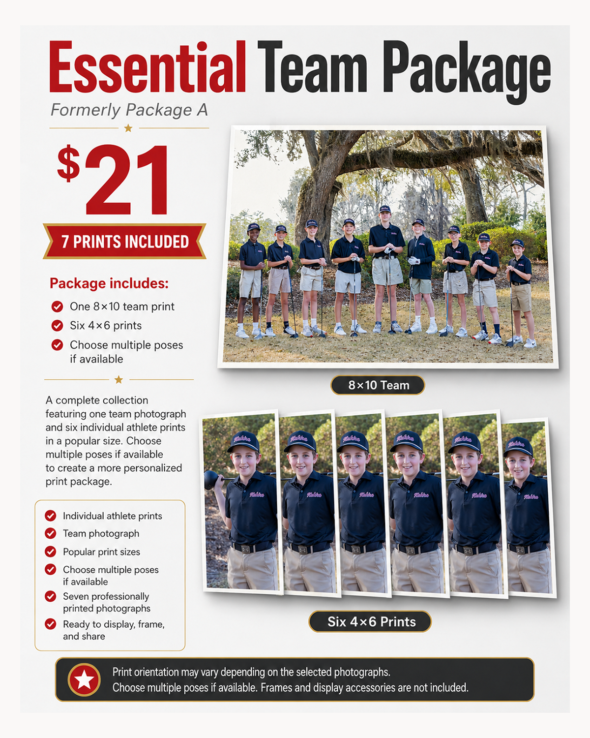 Package A - $21