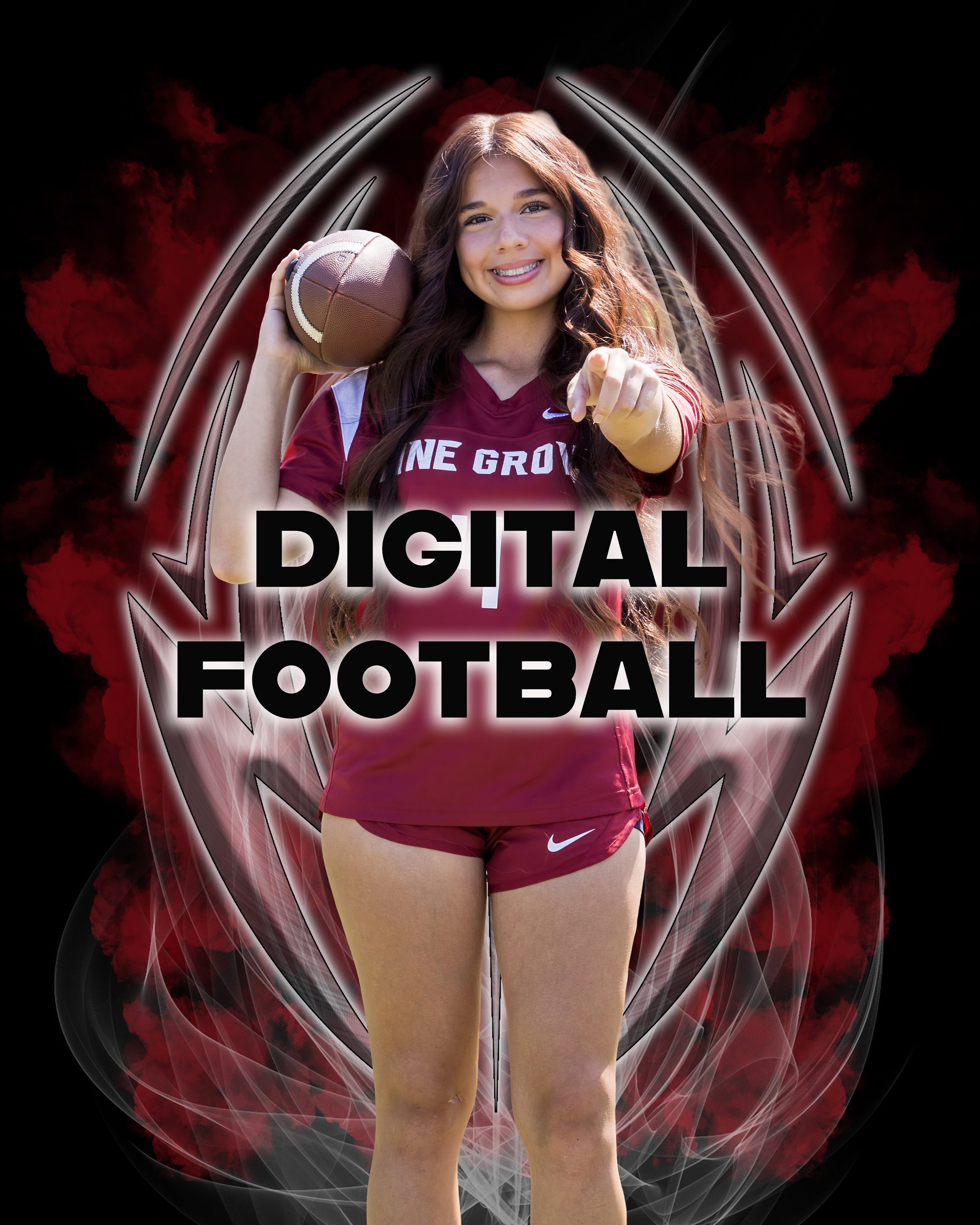 DIGITAL FOOTBALL BACKGROUND