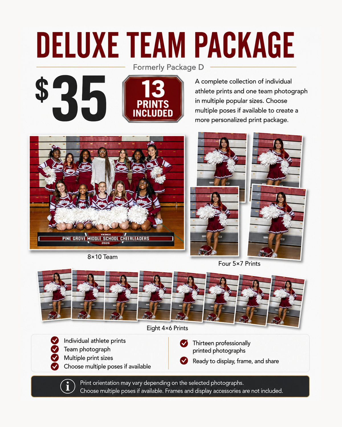 Package D - $35