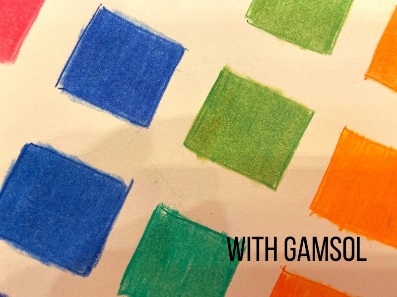 Gamsol Colored Pencil Blending Kit Odorless Mineral Spirits 