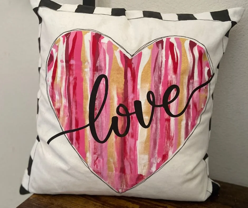 Dollar Tree Aluminum Sheet Pan transformed into a Patriotic Door Hanger