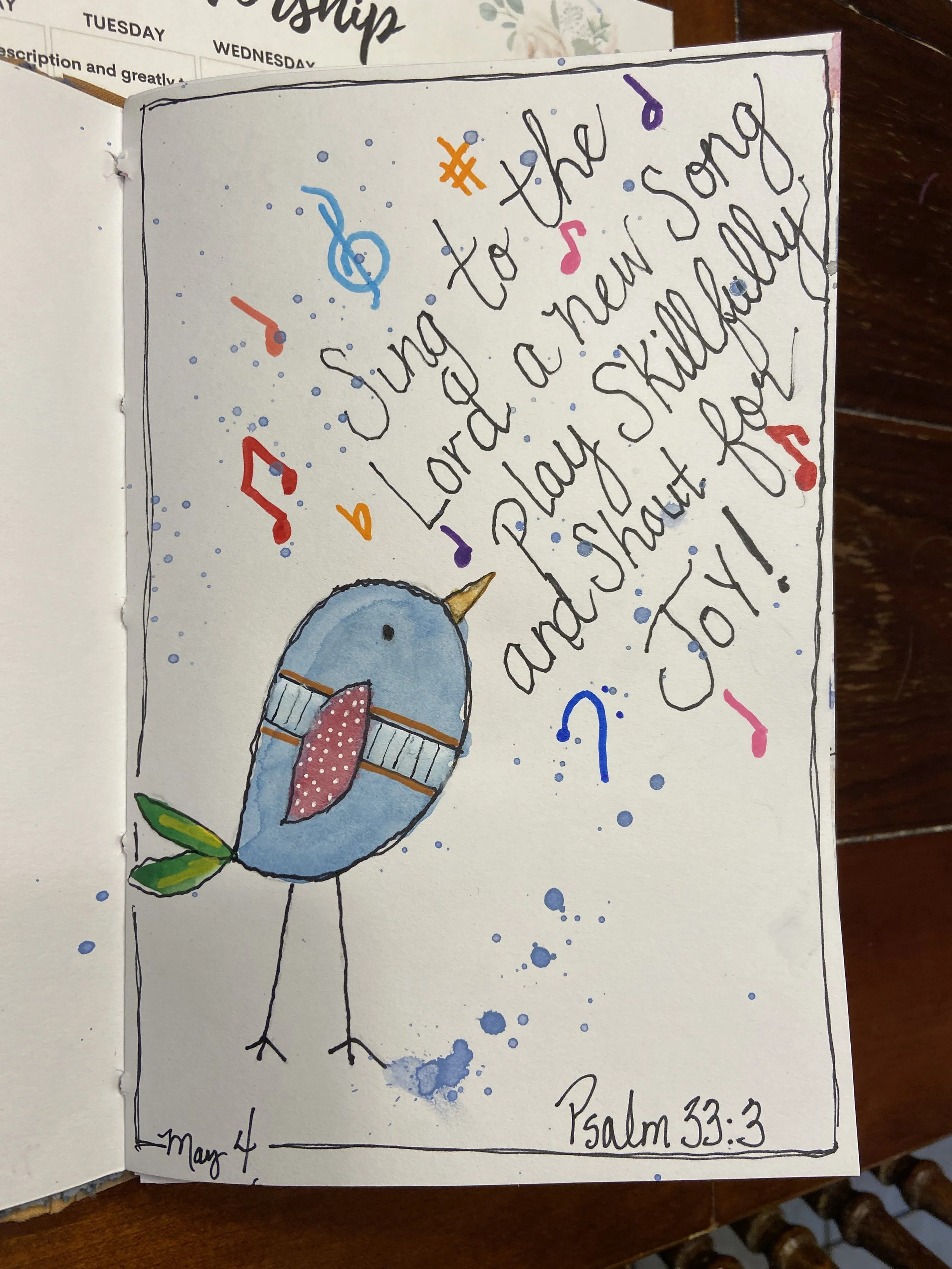 Sing a New Song - Scripture Challenge - Day 4