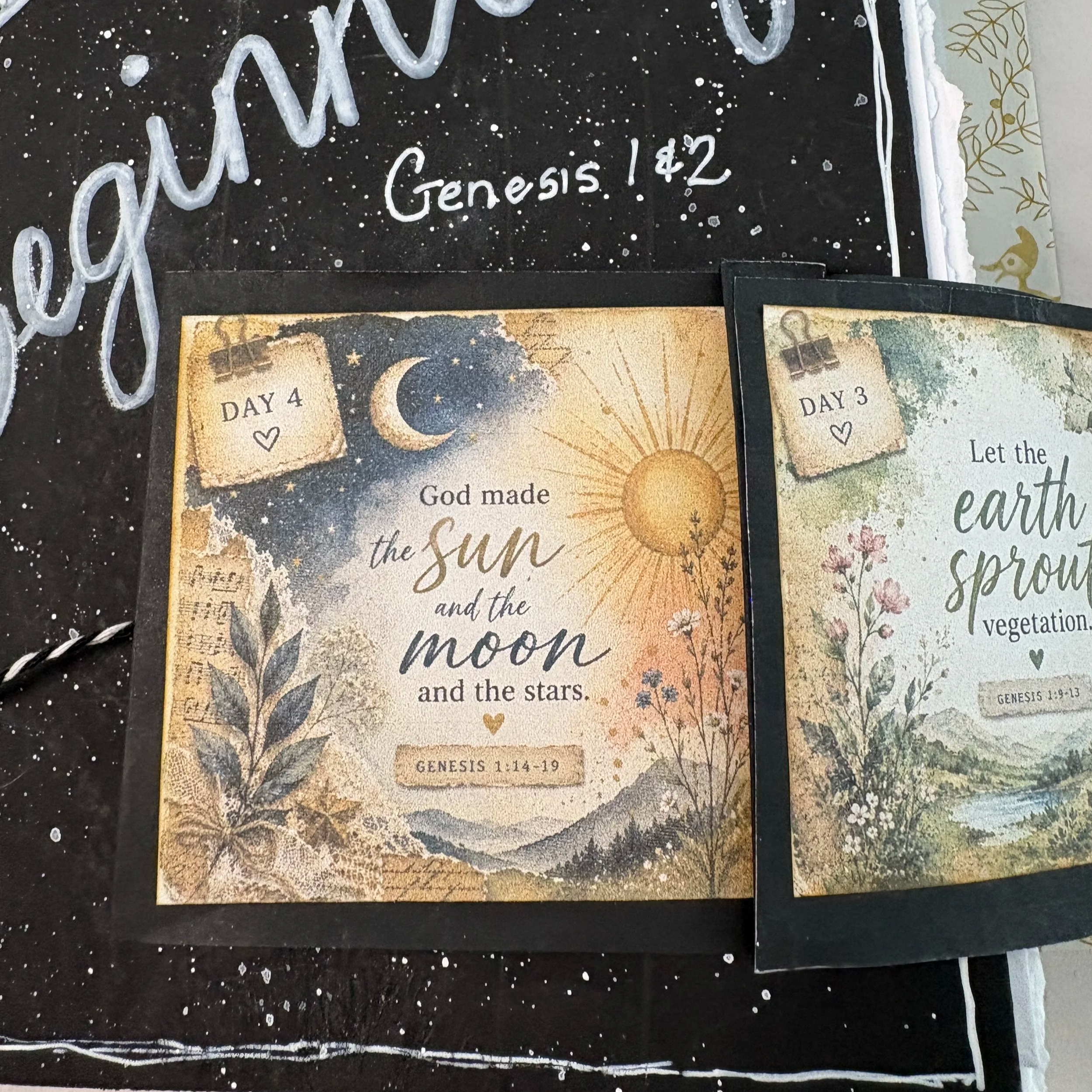 Sliding Card for Journals or Handmade Cards