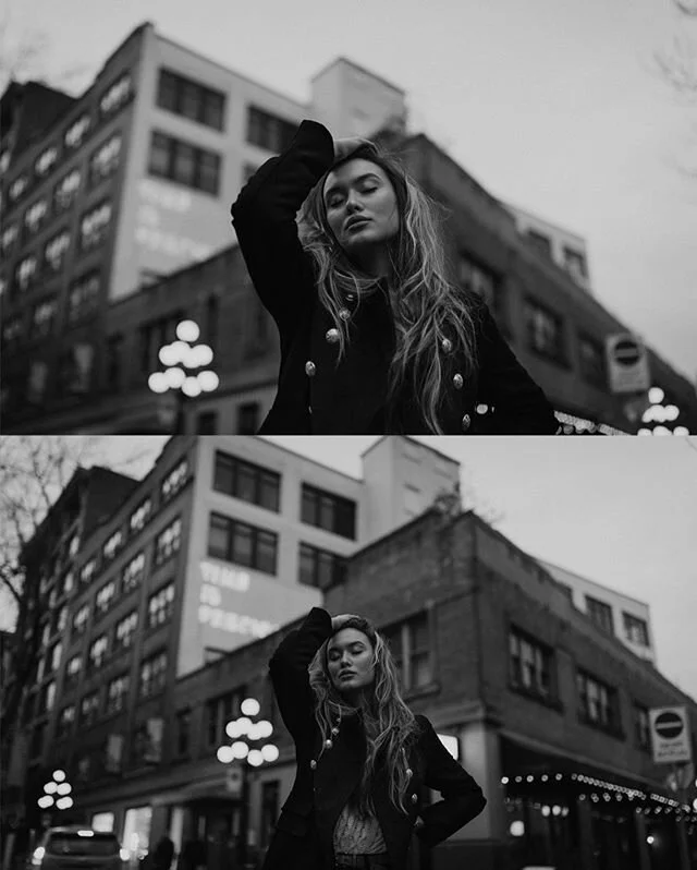 A few favorites from an impromptu shoot in downtown Vancouver a couple weekends back with new friend @edenvonweiss. Life has been full in my world the last couple months with lots of transition, and that&rsquo;s meant being a little less present in t