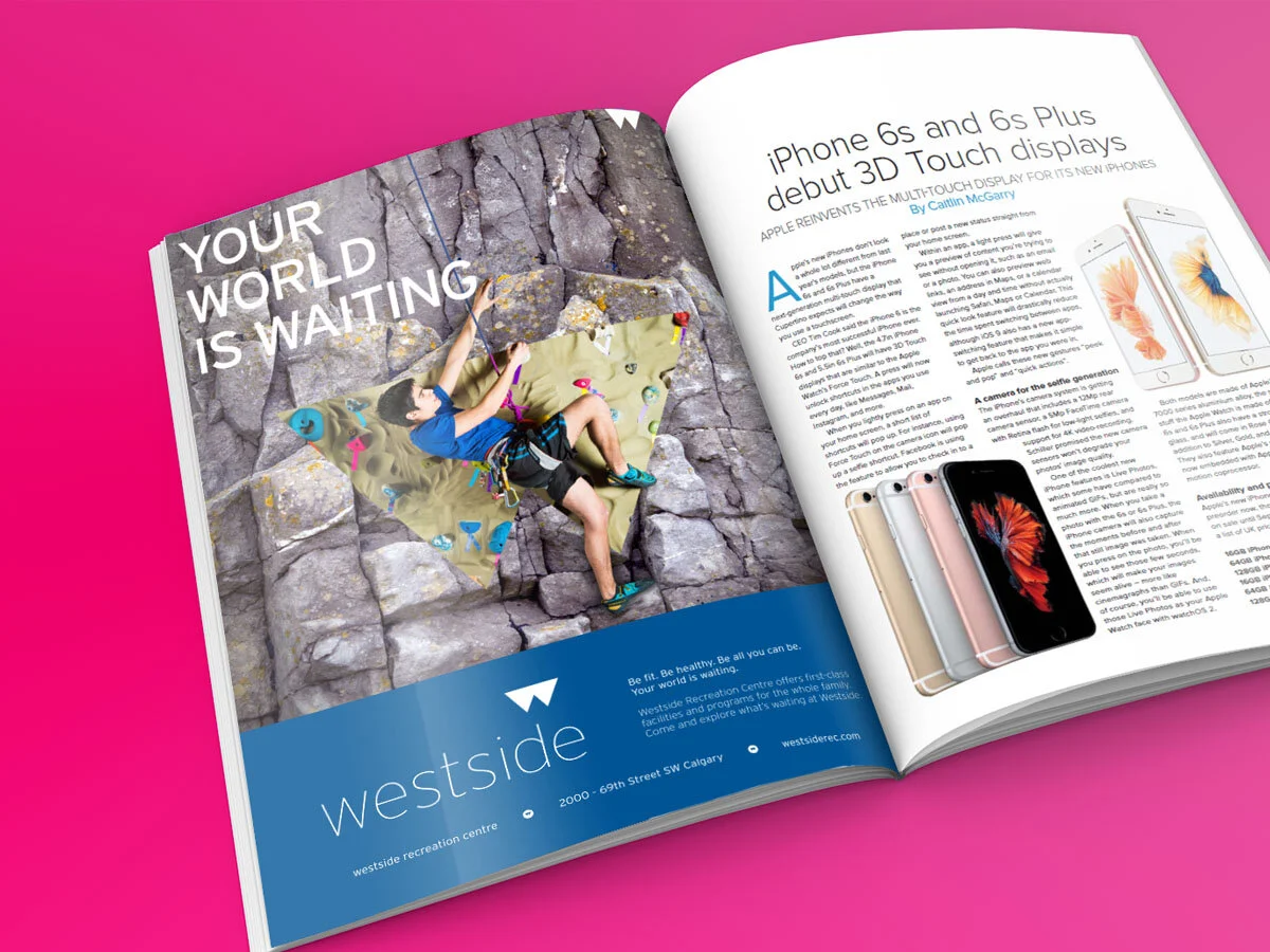 Westside Recreation - "Your World is Waiting" Print Campaign