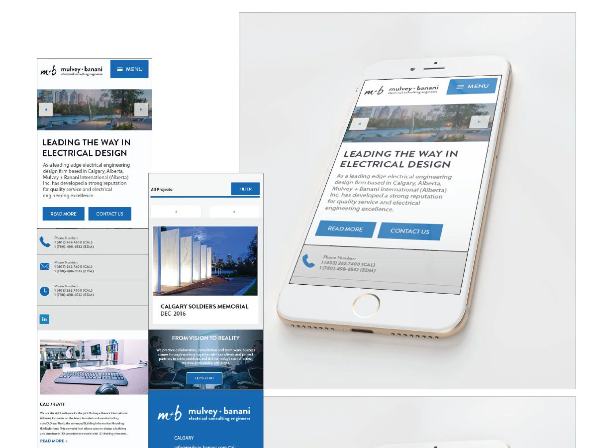 Mulvey & Banani - Responsive Website 