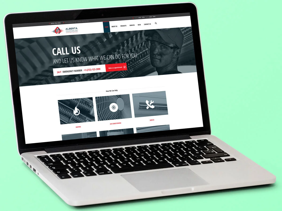 Alberta Mountain Air - Website Design/Development 