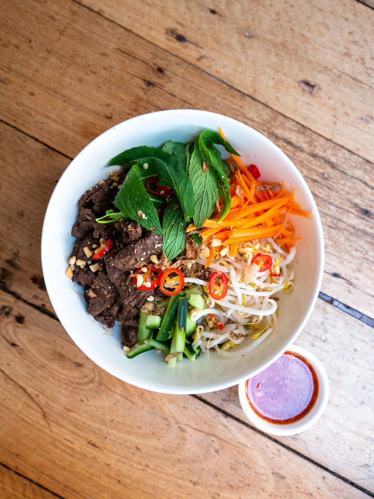 Grilled Vietnamese Beef Noodle Salad