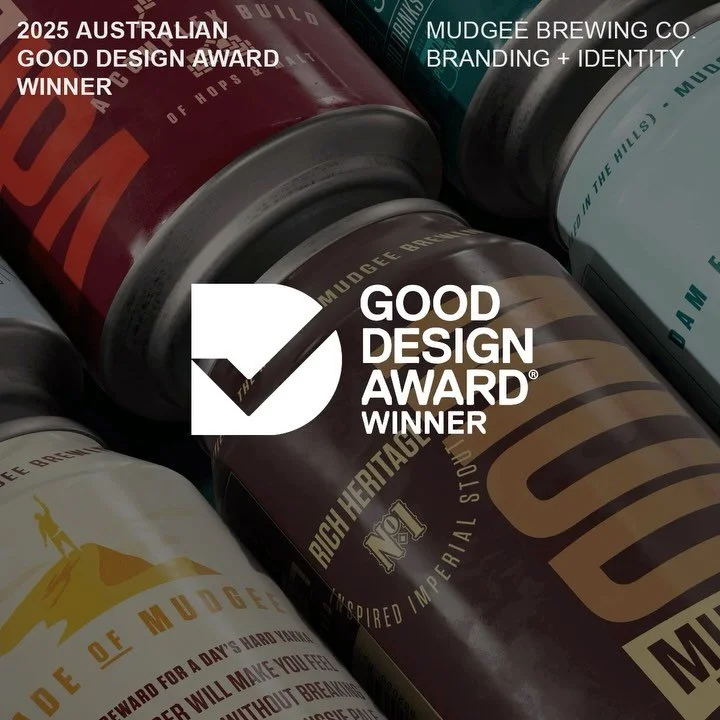 Congrats to all the winners at this year&rsquo;s Good Design Awards! Proud to have picked up a win for our work with Mudgee Brewing Co. 

Jury Comments: &ldquo;This a thoughtful, rich and comprehensive identity, full of little surprises in the design