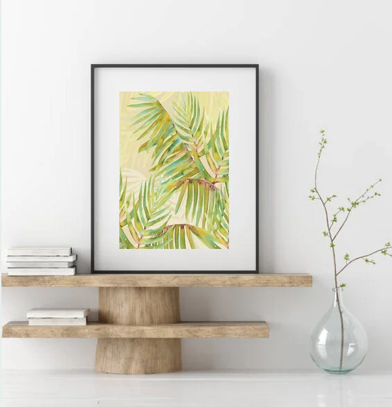 Mountain Palm botanical Art print by Fabriculture. Australian made