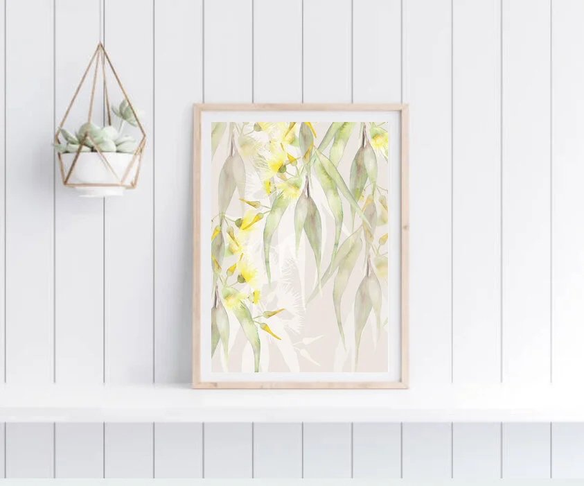 Australian Botanical Art Eucalyptus by Penelope Gale Fabriculture