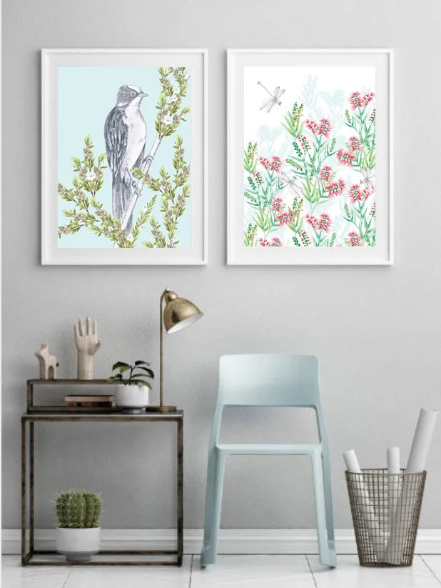 Dragonfly Honeyeater prints.jpg