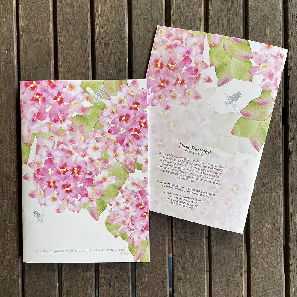 Australian Botanical recycled notebooks by Fabriculture — fabriculture