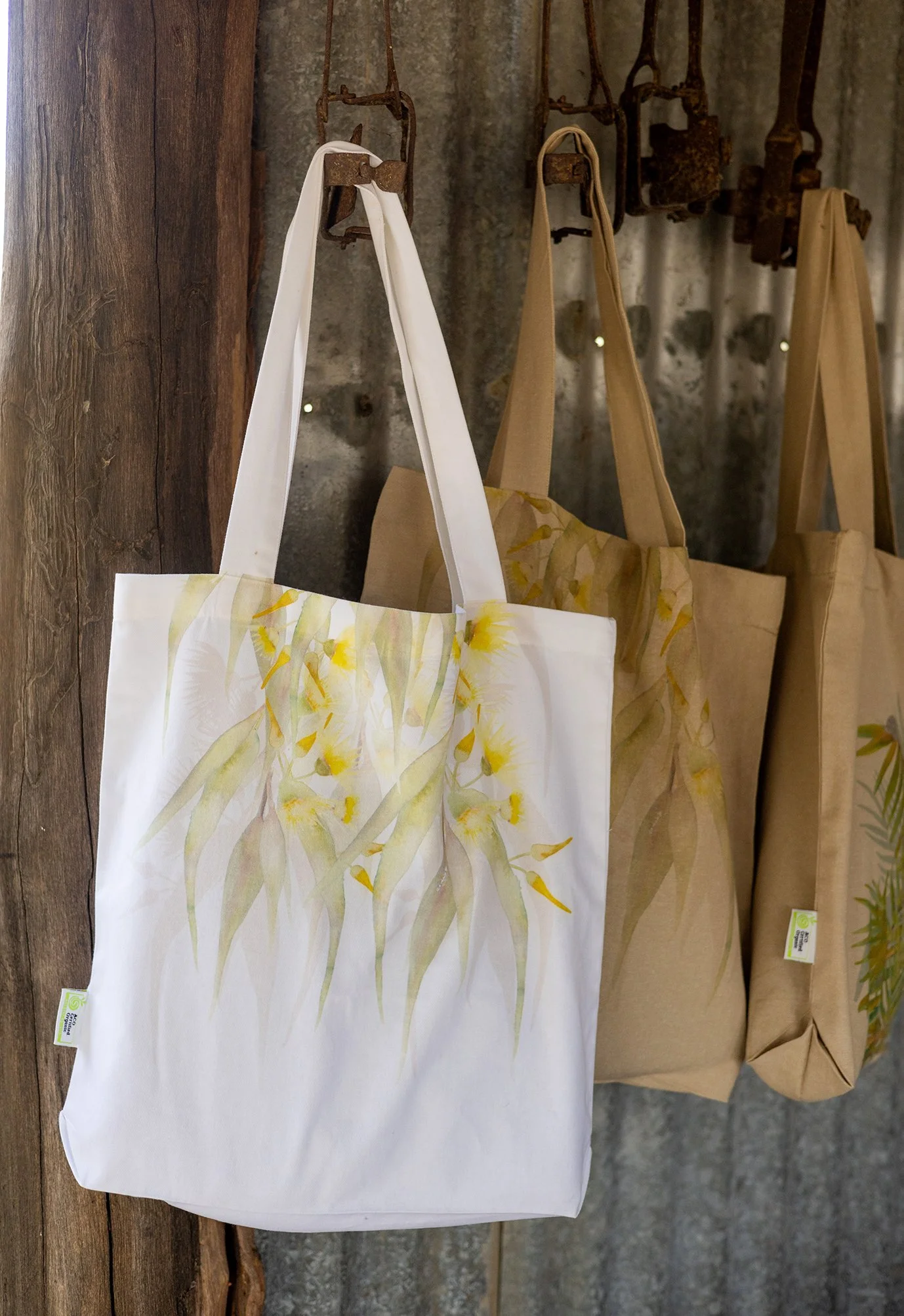 Fabriculture Gum Blossom White Tote small.jpg