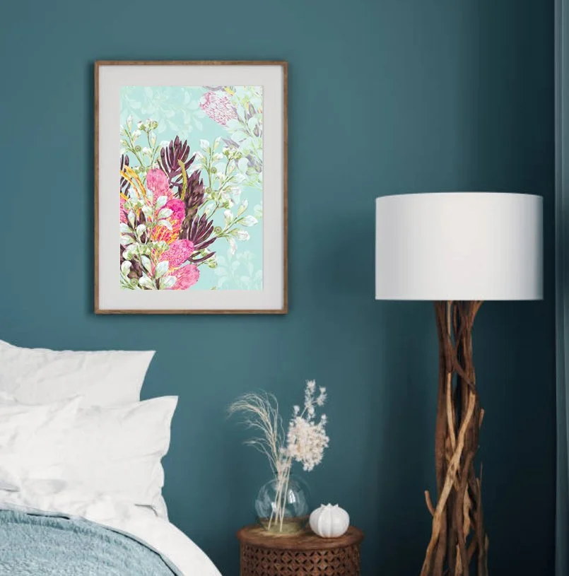 Banksia blue bed cosy.jpg