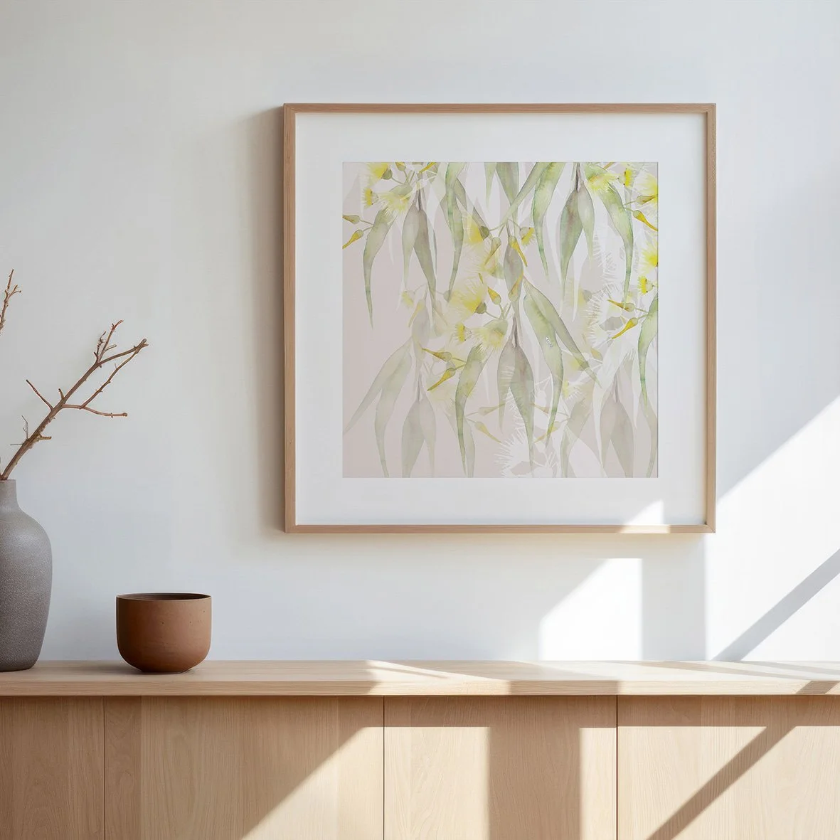 Australian Eucalyptus Blossom Art Print | Archival Botanical Wall Art