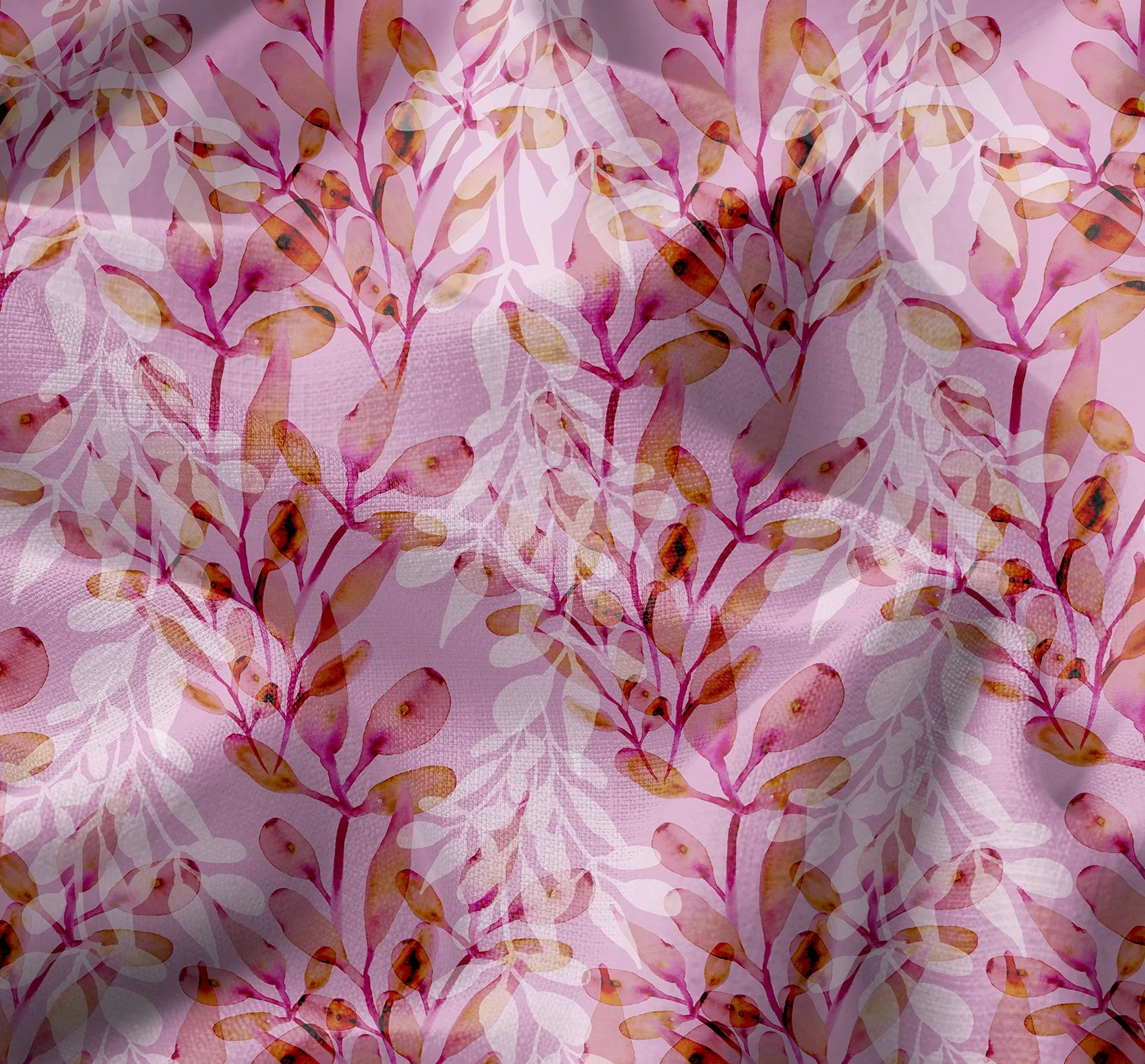 Watercolour Wattle Leaves Penelope Gale.jpg