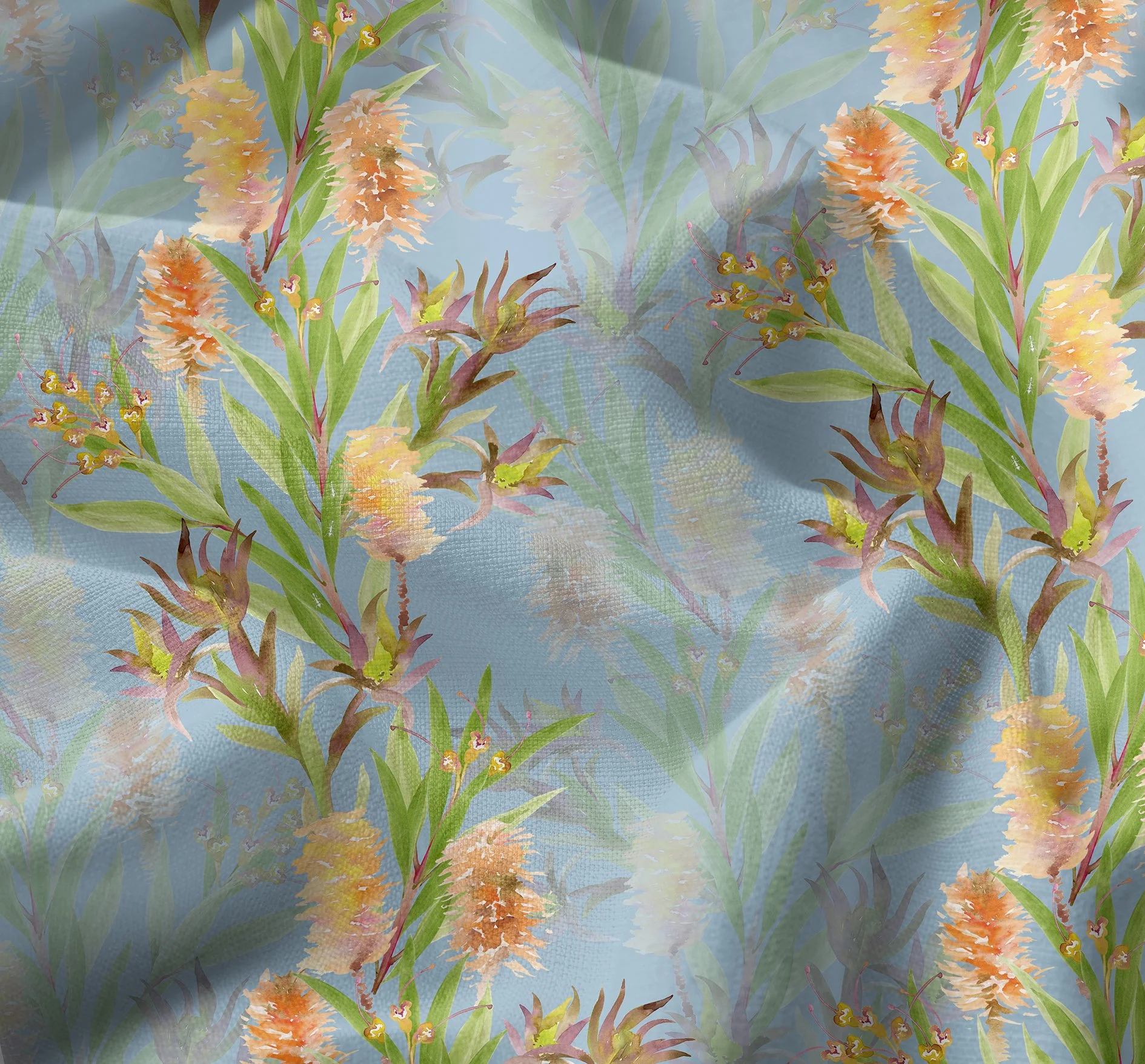 Bush Banksia Blue Penelope Gale.jpg