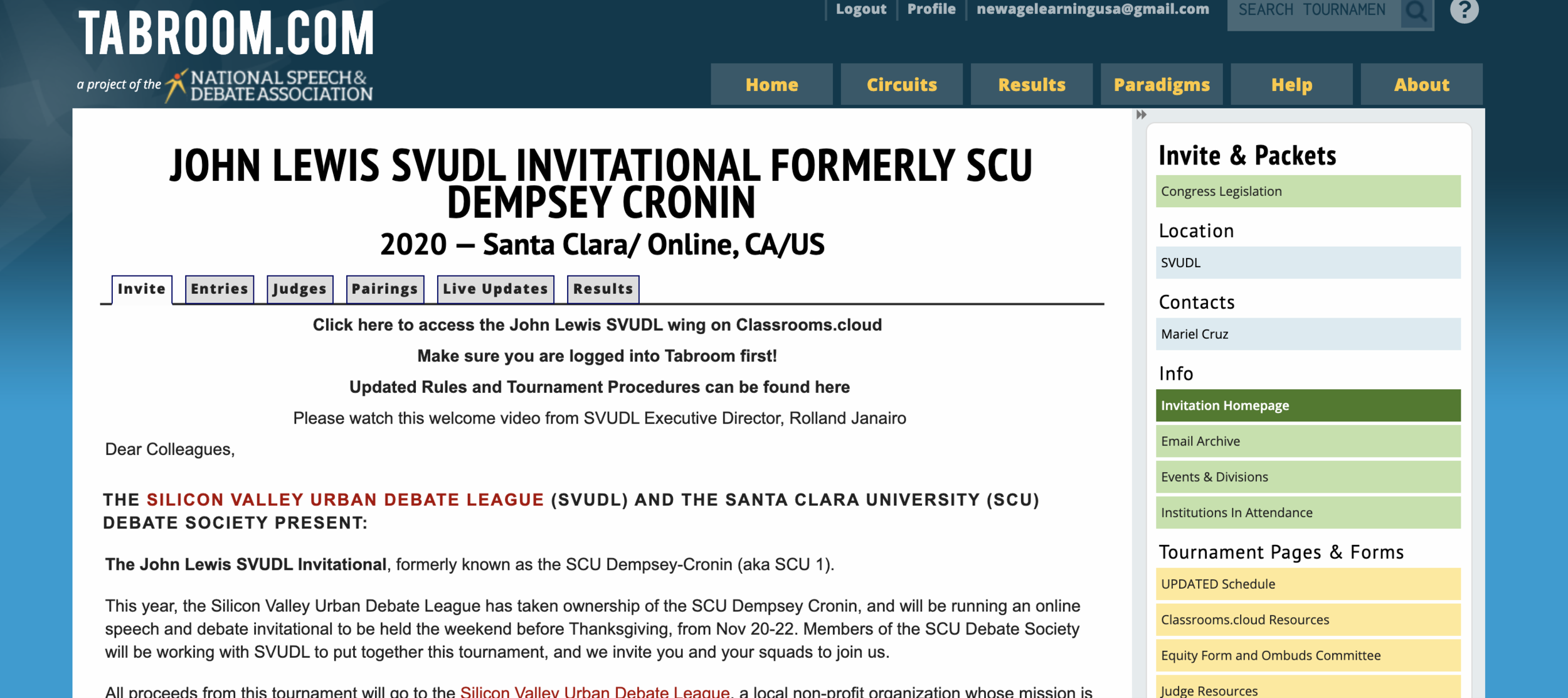 2021 SVUDL Spring Invitational