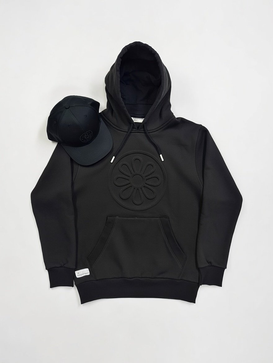 Huppari embossed kohopainatus / Custom hoodie