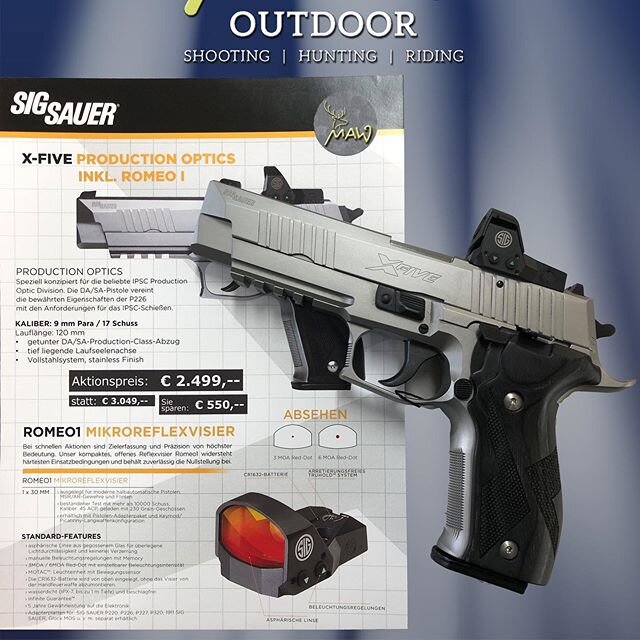 Sig sauer X-Five bei uns im Shop😊😊😊