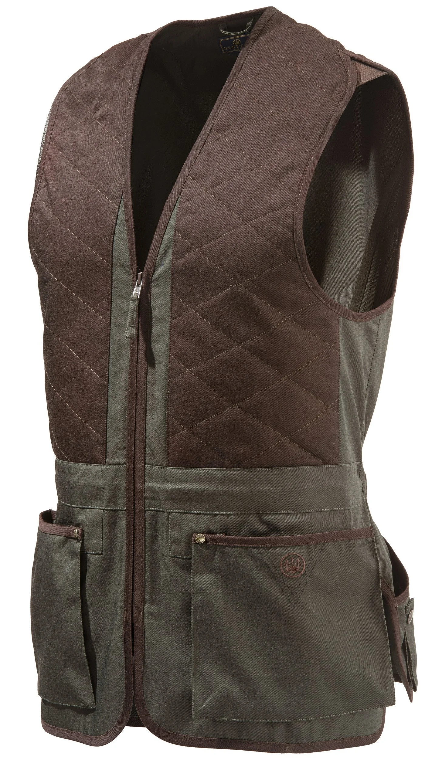 Beretta Schießweste Trap Grün/braun