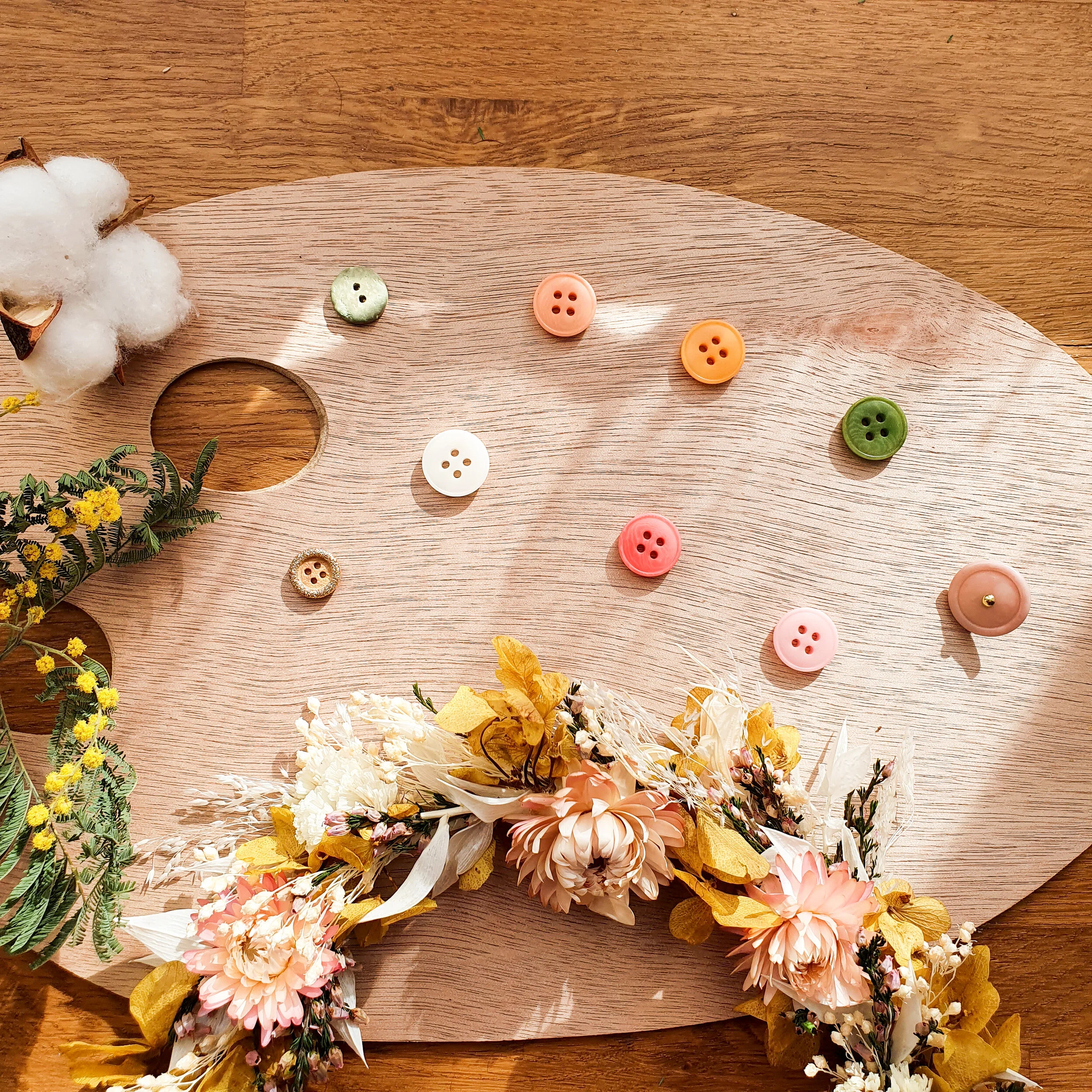 La collection de boutons naturelles fabriqués en France de Atelier Malherbe