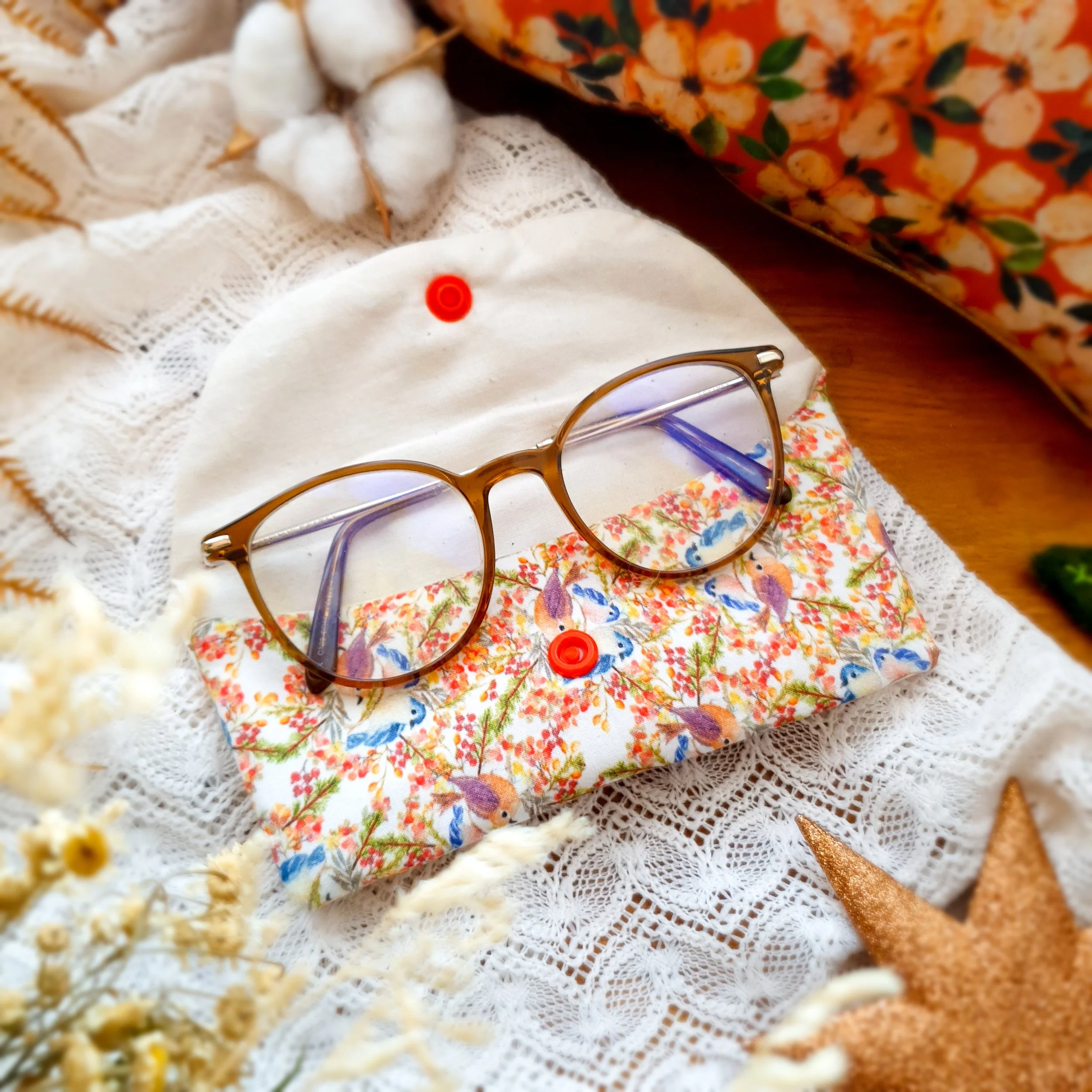 TRKETK 3 Pièces Étui à Lunettes de Soleil, Sac À Lunettes Tendance Sac à Lunettes de