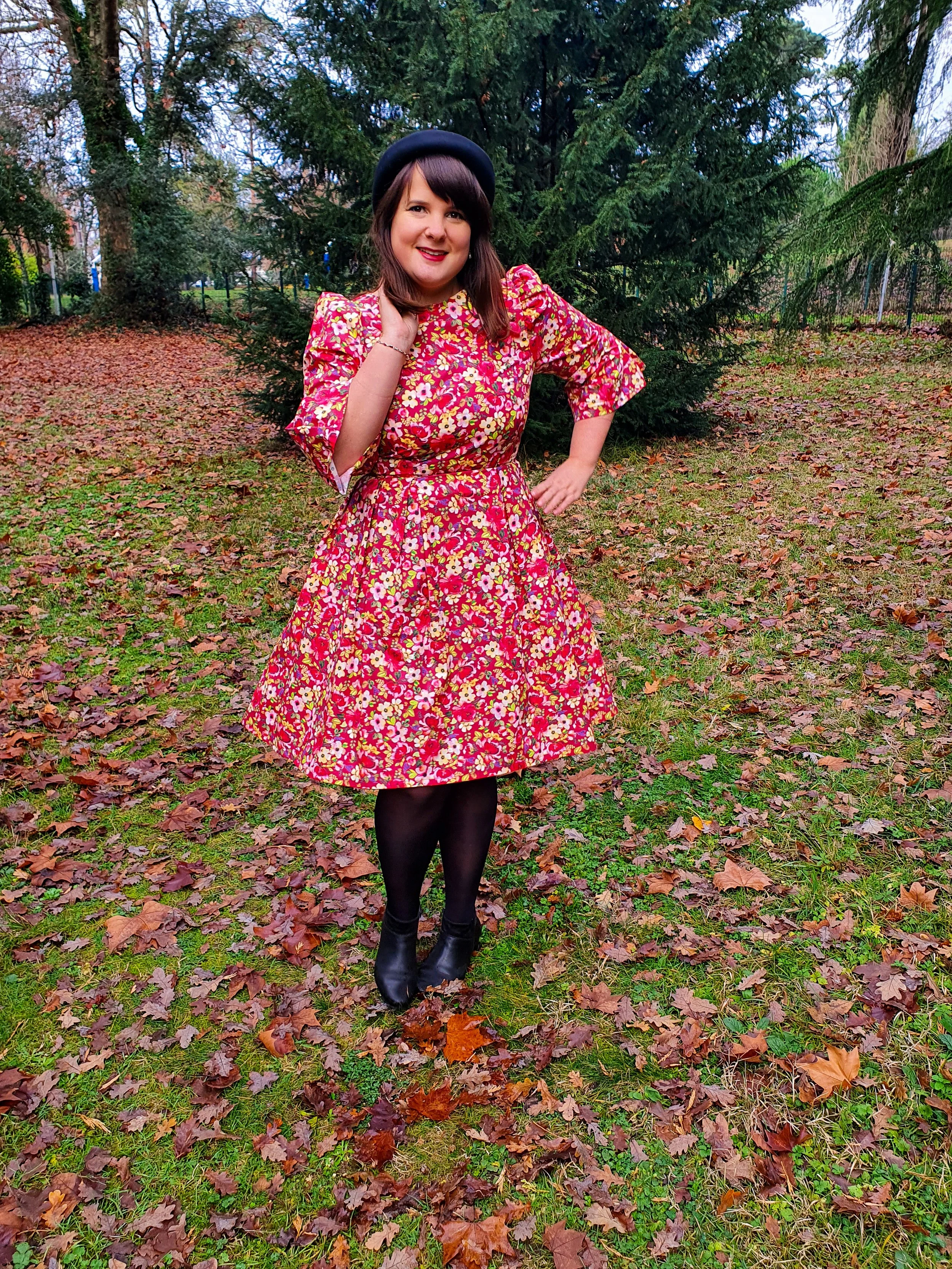 Coudre la robe vintage l'Harmonieuse de Popeline et Linon