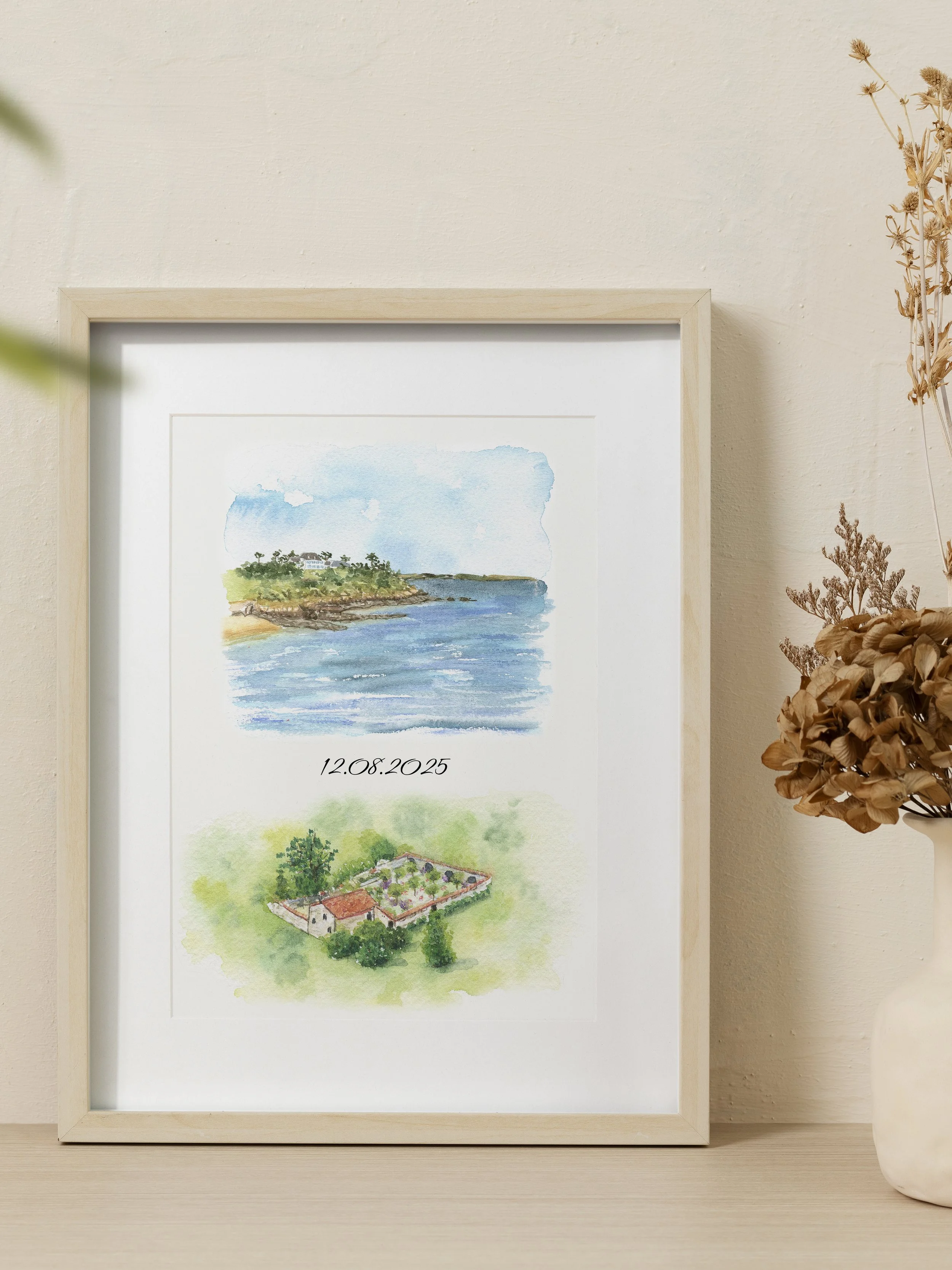 Tableau de voyages personnalisé