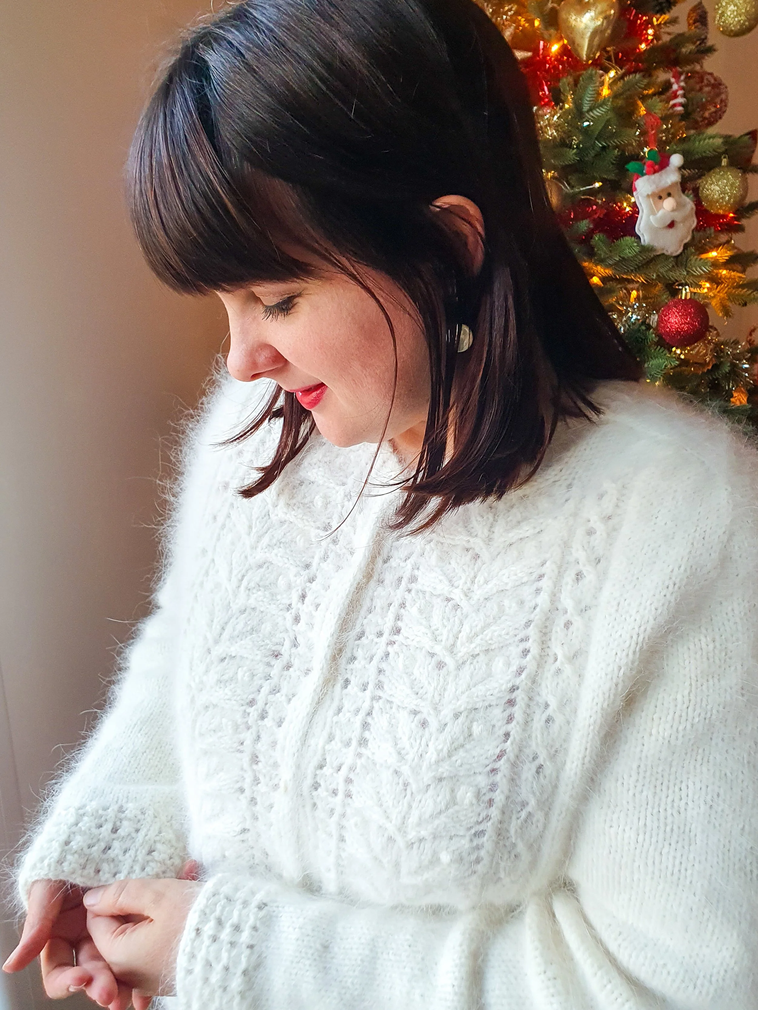 Patron de tricot Elisabeth dentelle moderne femme