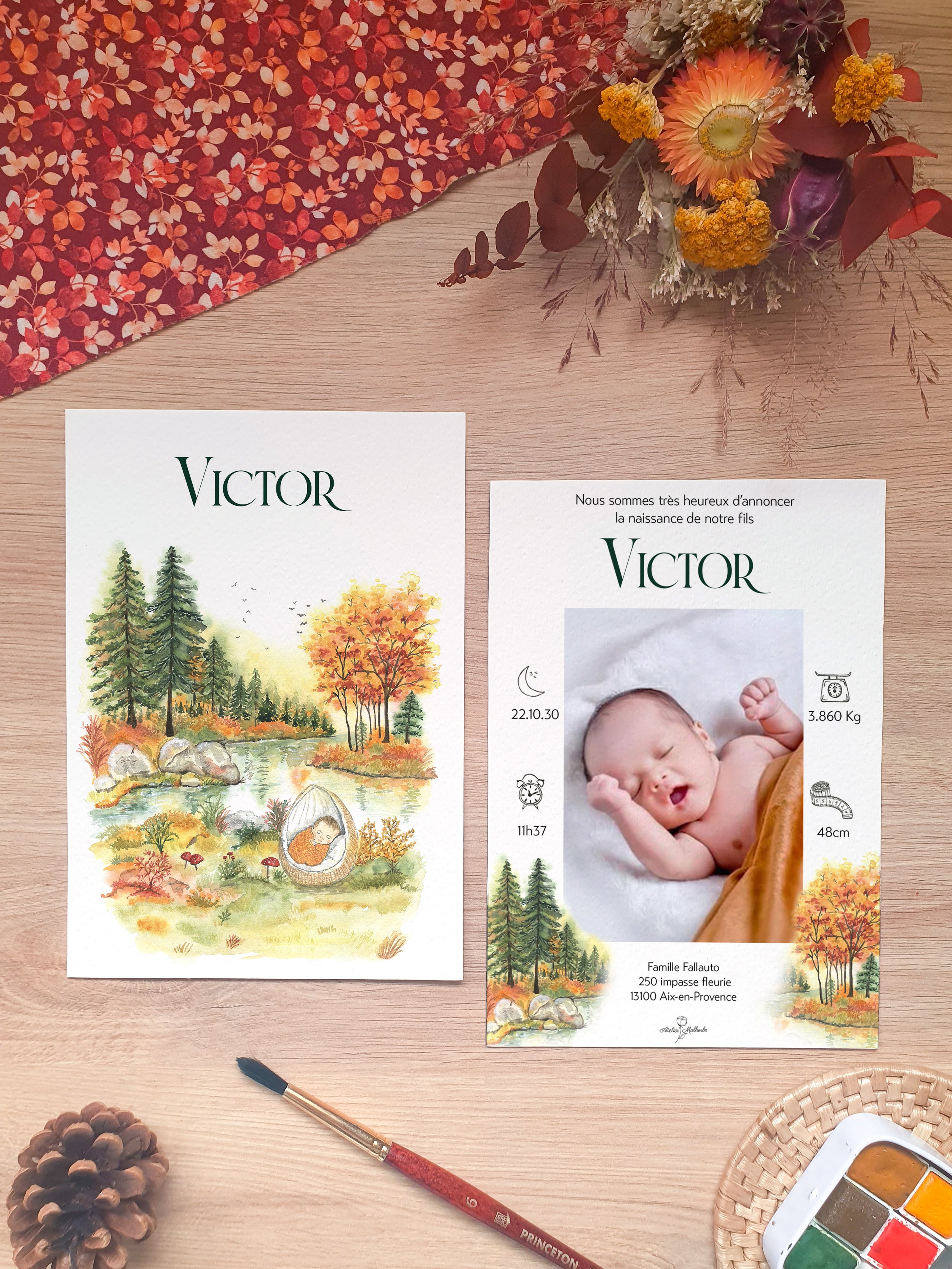AtelierMalherbe_bébé--paysage_Automne_FP-naissance-aquarelle
