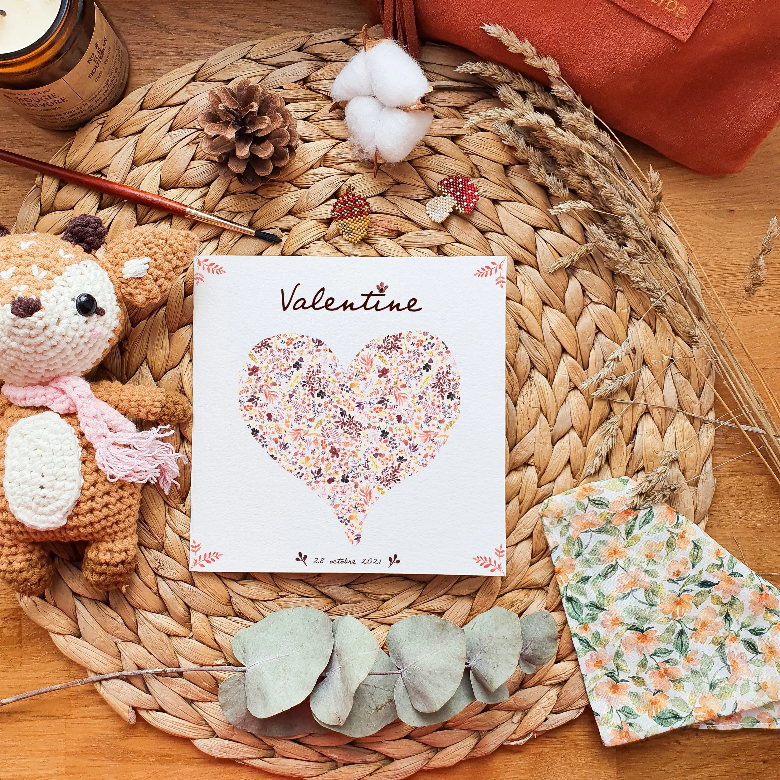 faire part naissance personnalisée aquarelle