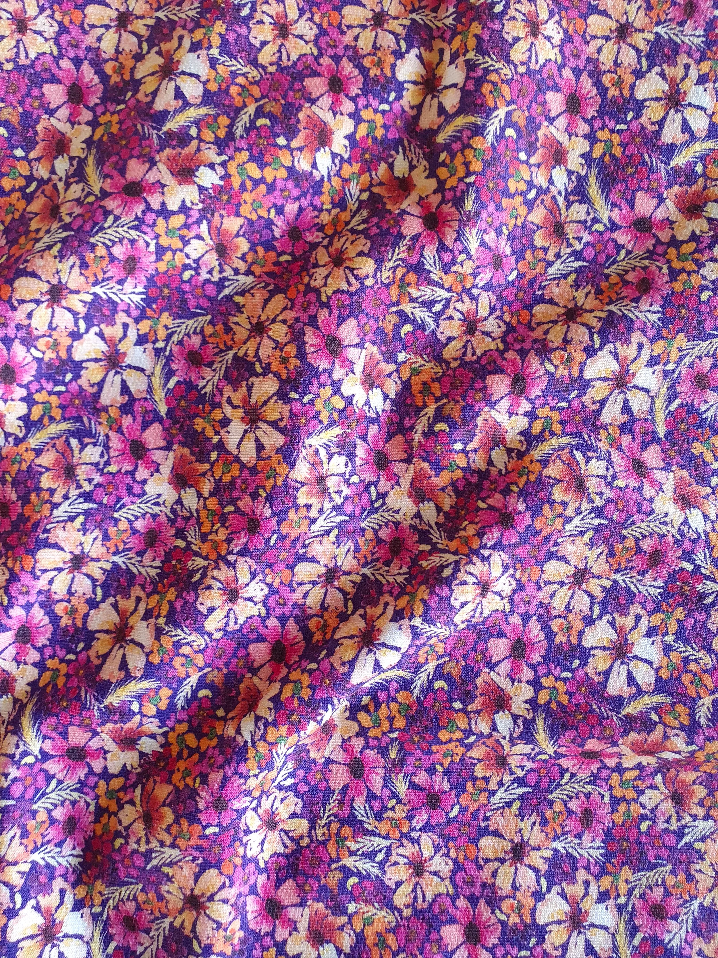 Floraflemme Jersey French Terry de coton bio