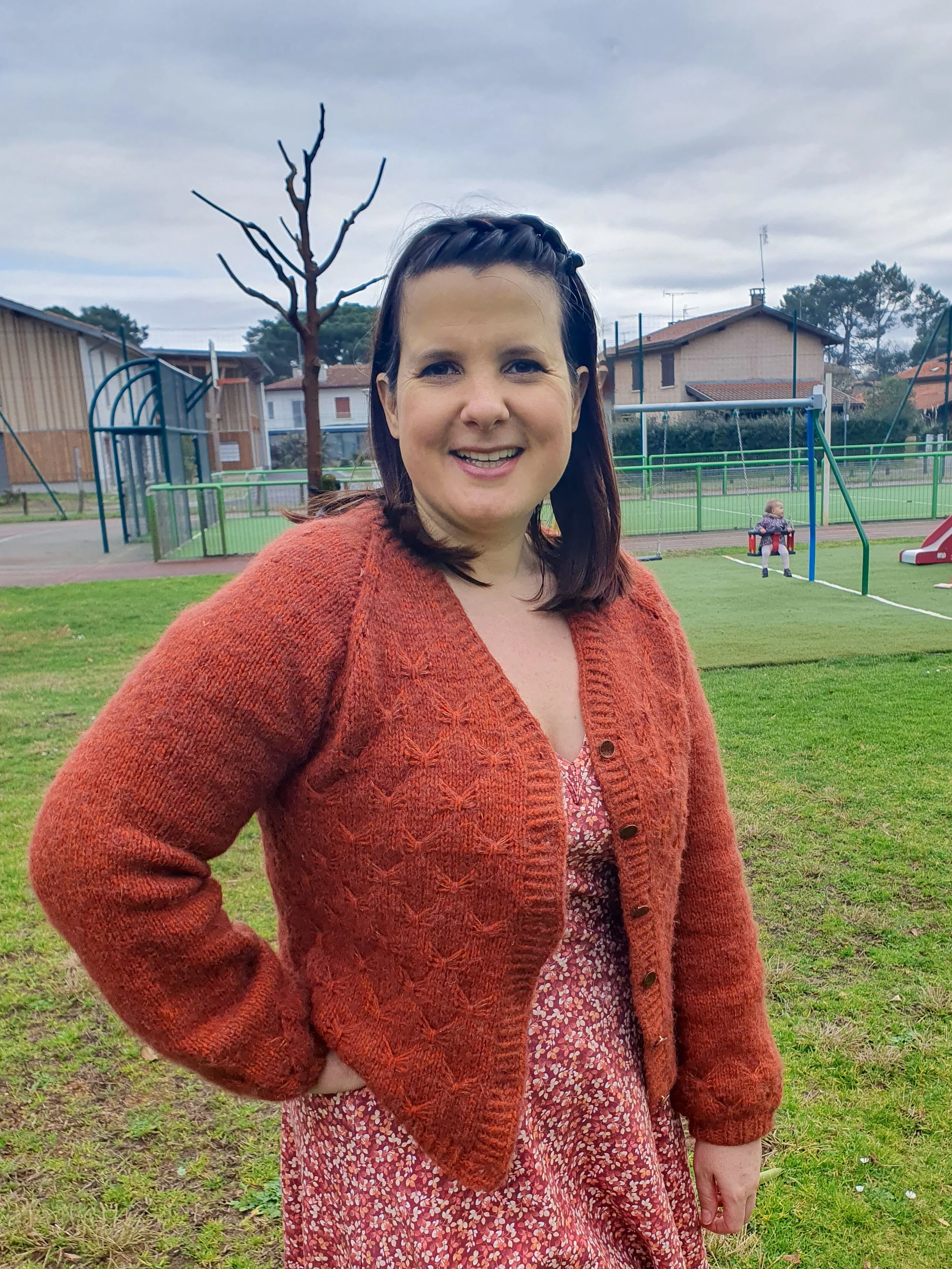 Patron tricot gilet femme facile Jeanne PDF – Point texturé