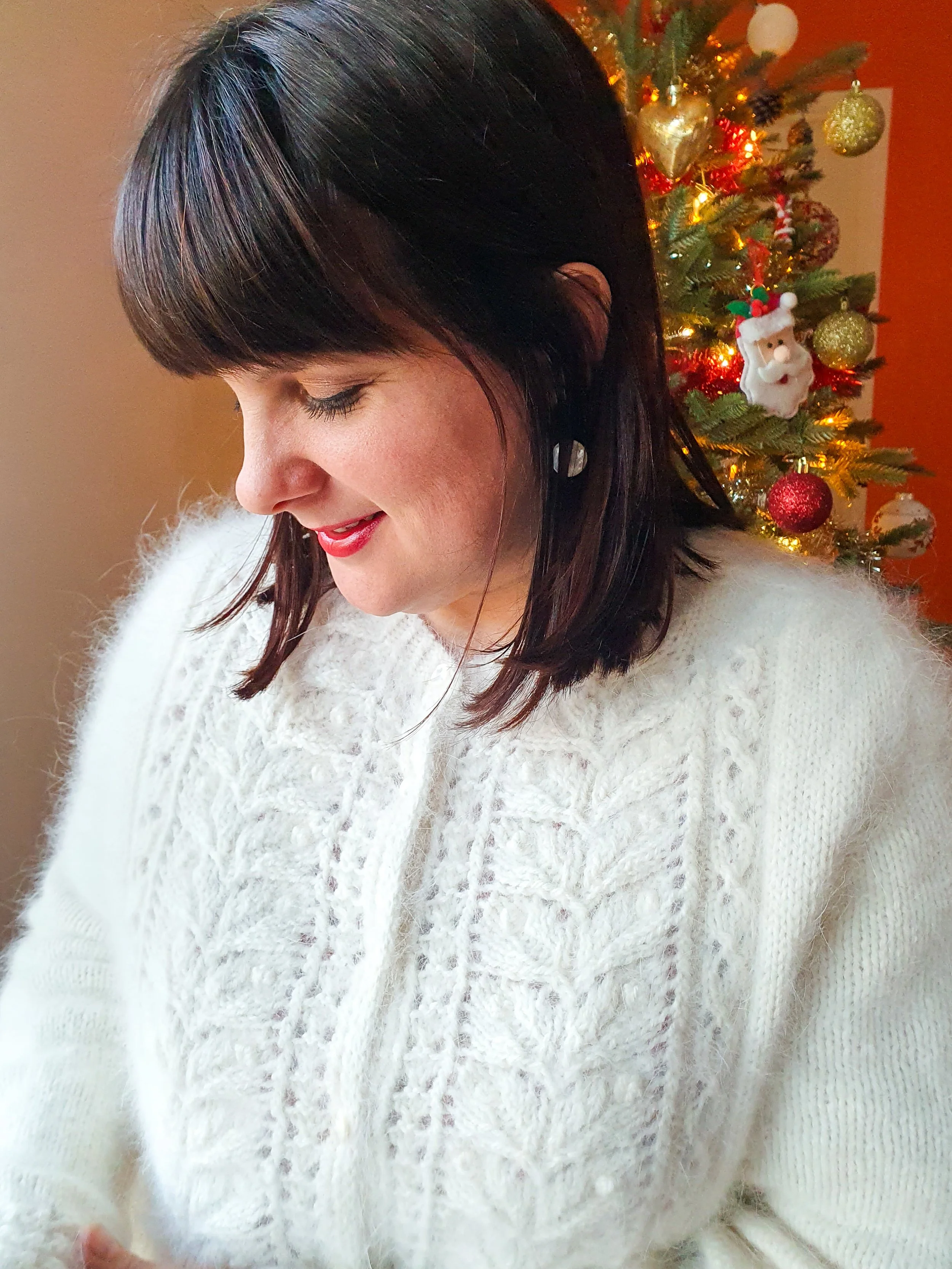 Patron de tricot Elisabeth dentelle moderne femme